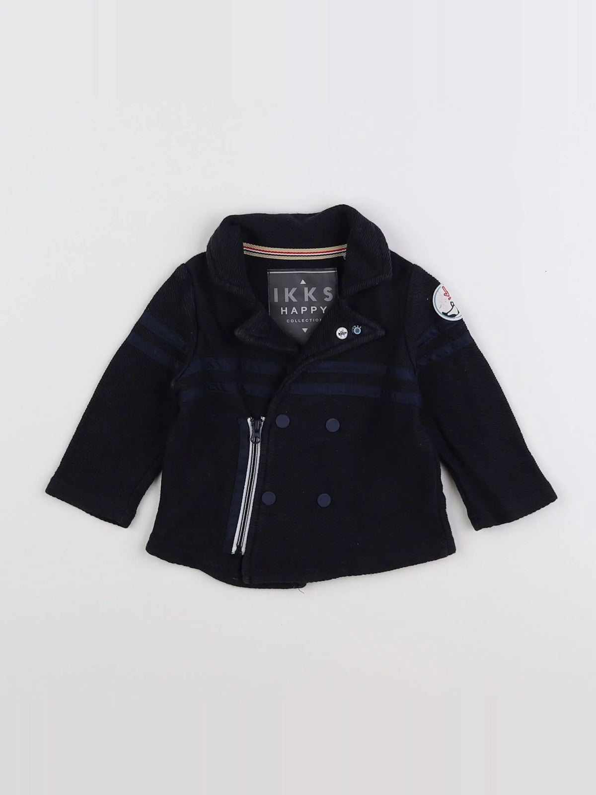 IKKS - veste bleu - 3 mois