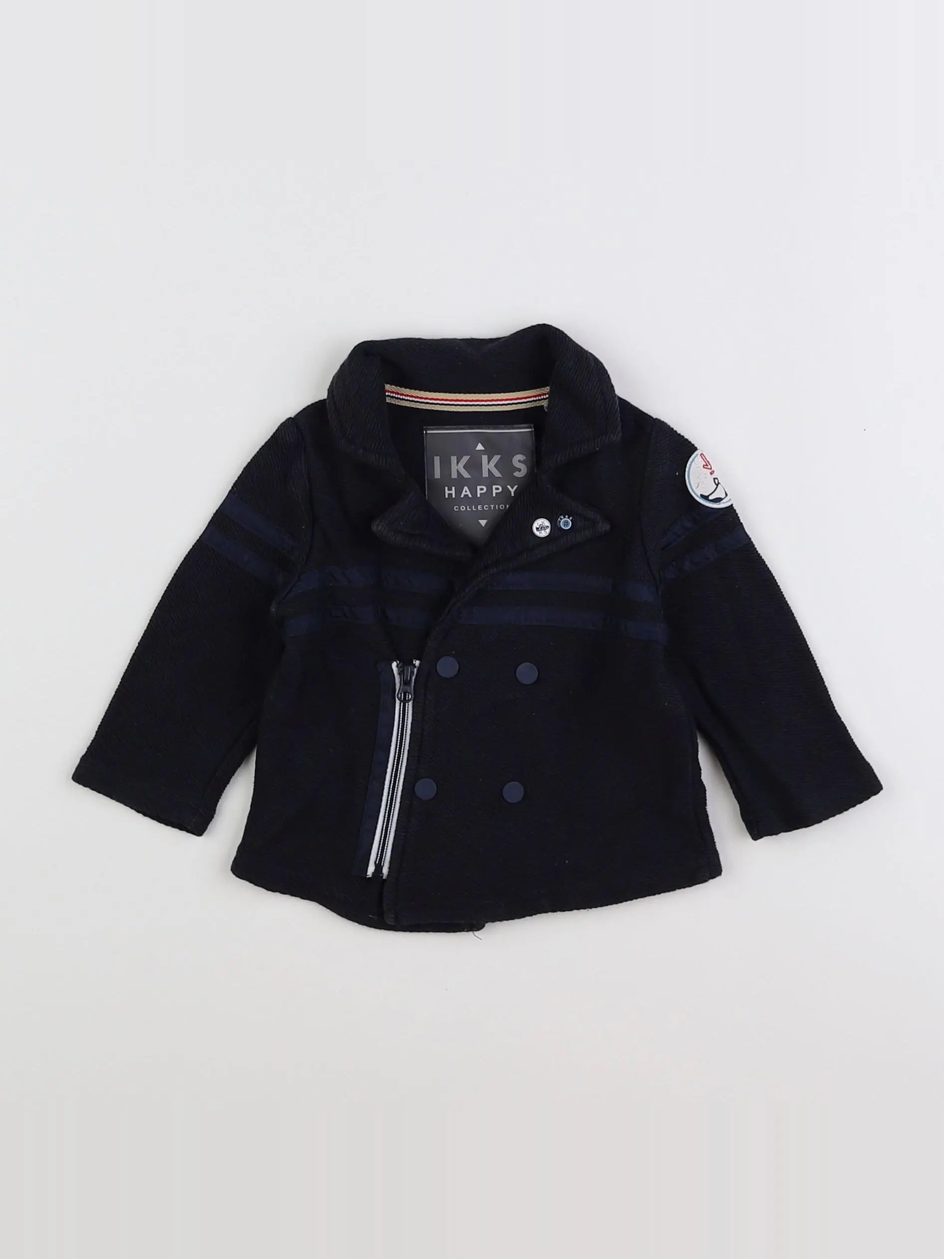 IKKS - veste bleu - 3 mois