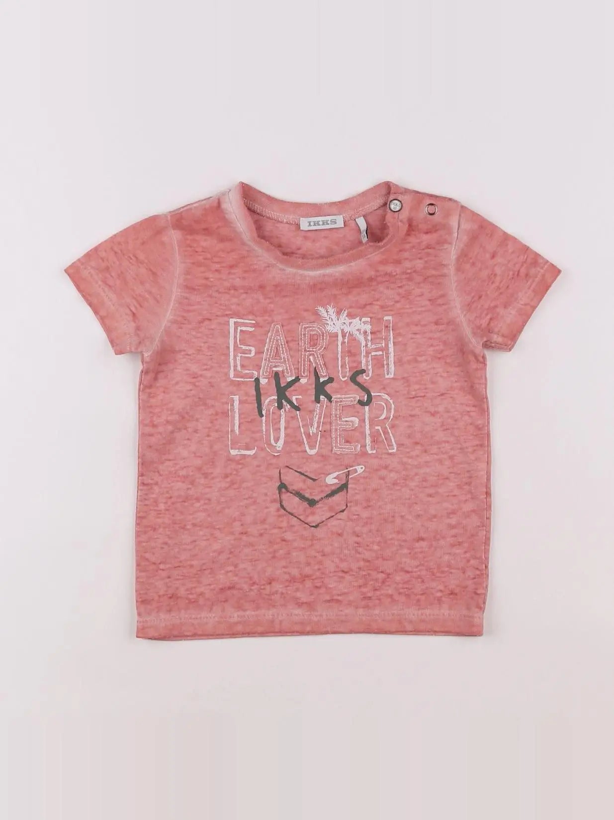 IKKS - tee-shirt rose - 12 mois