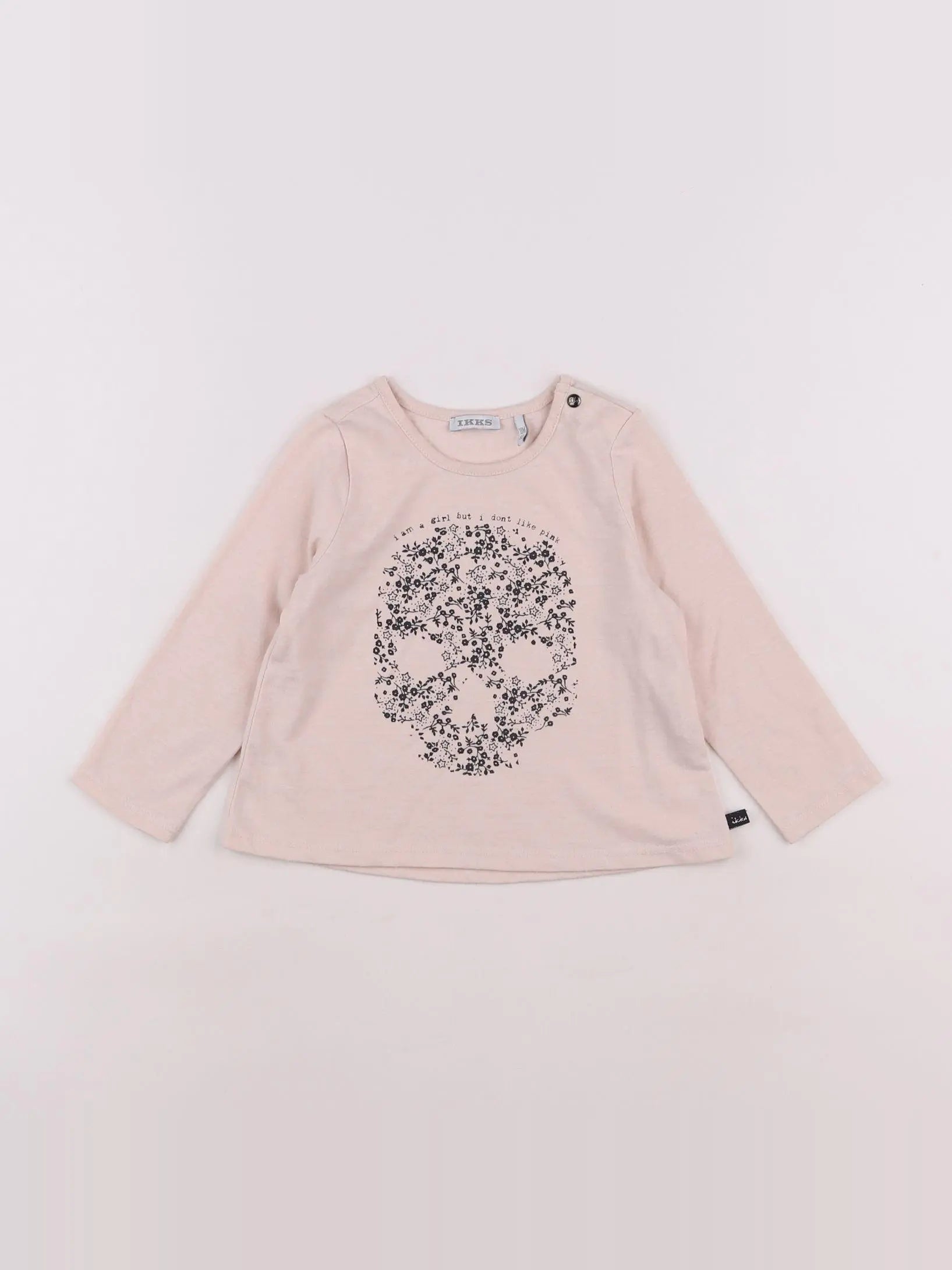 IKKS - tee-shirt rose - 18 mois