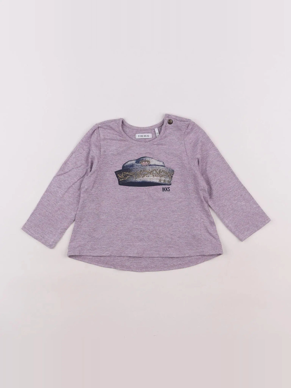 IKKS - tee-shirt violet - 12 mois