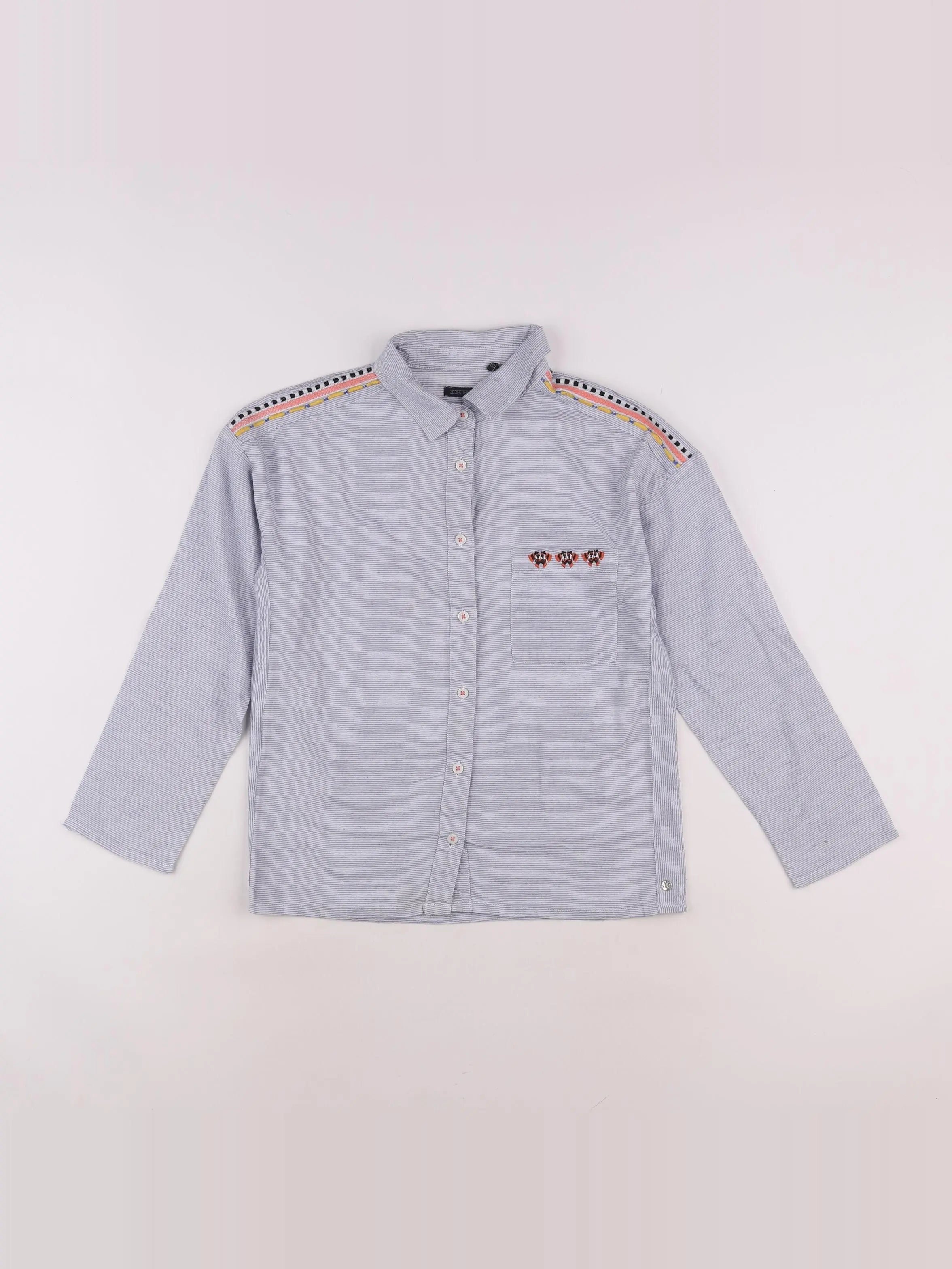 IKKS - chemise bleu - 10 ans
