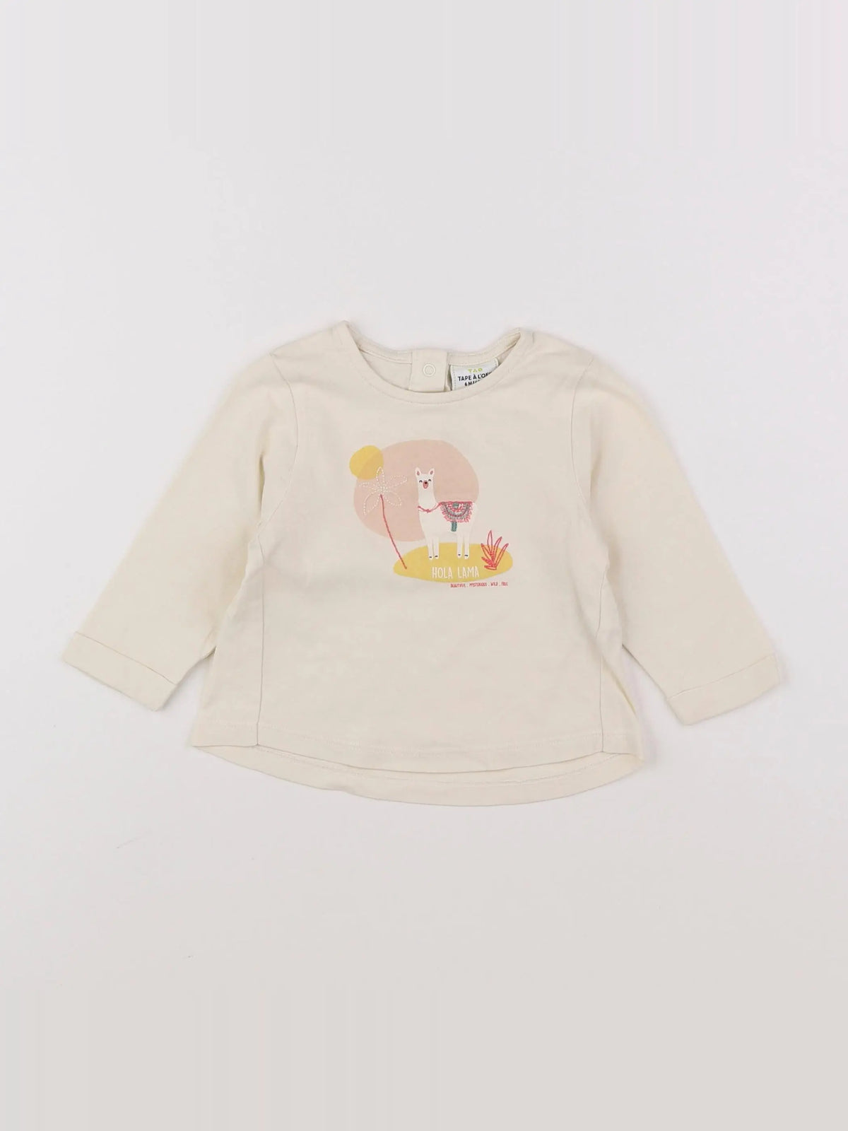 Tape à l'oeil - tee-shirt beige - 6 mois