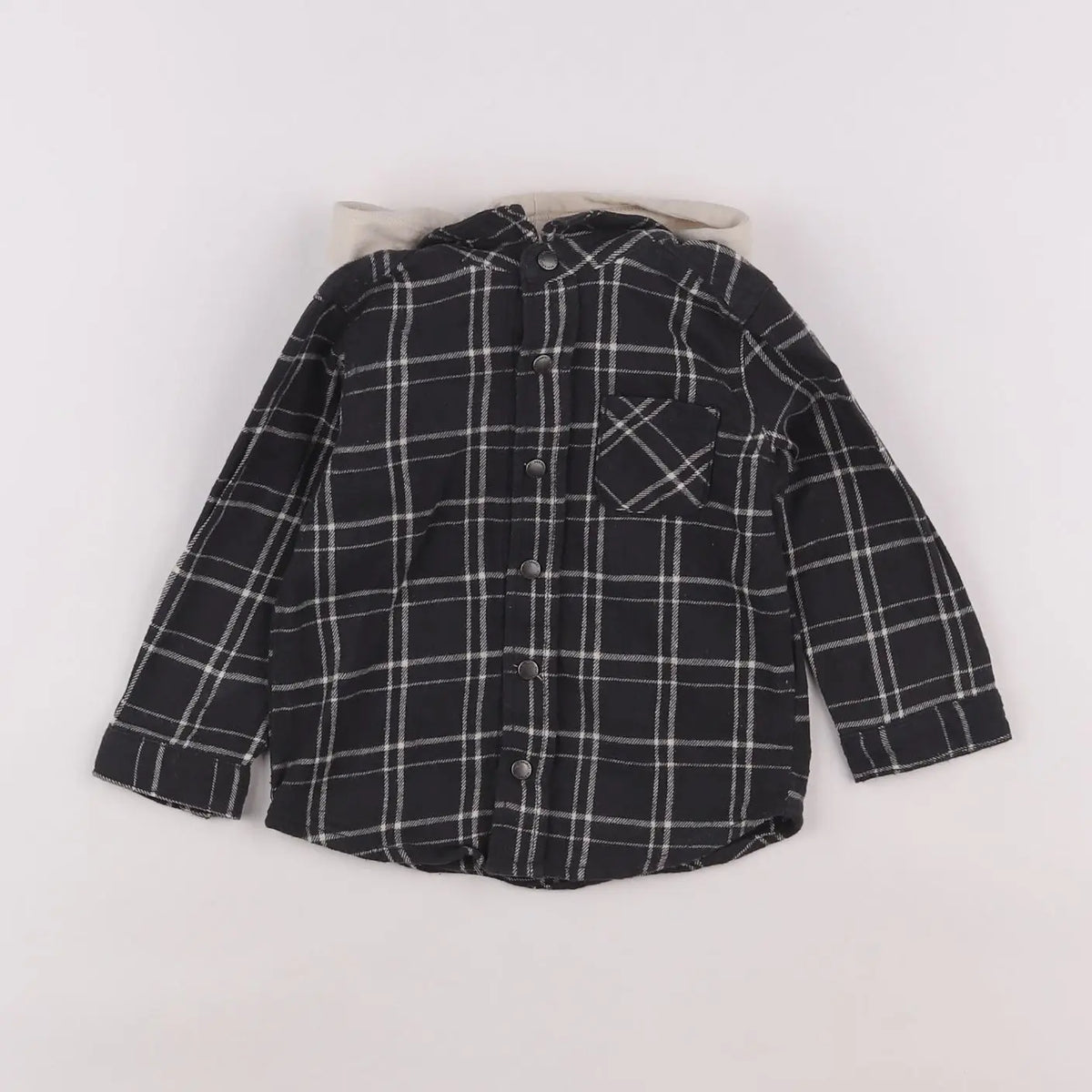 Vertbaudet - chemise gris - 18 mois