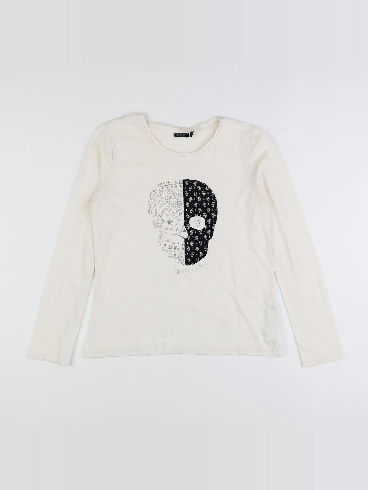 IKKS - tee-shirt beige - 12 ans