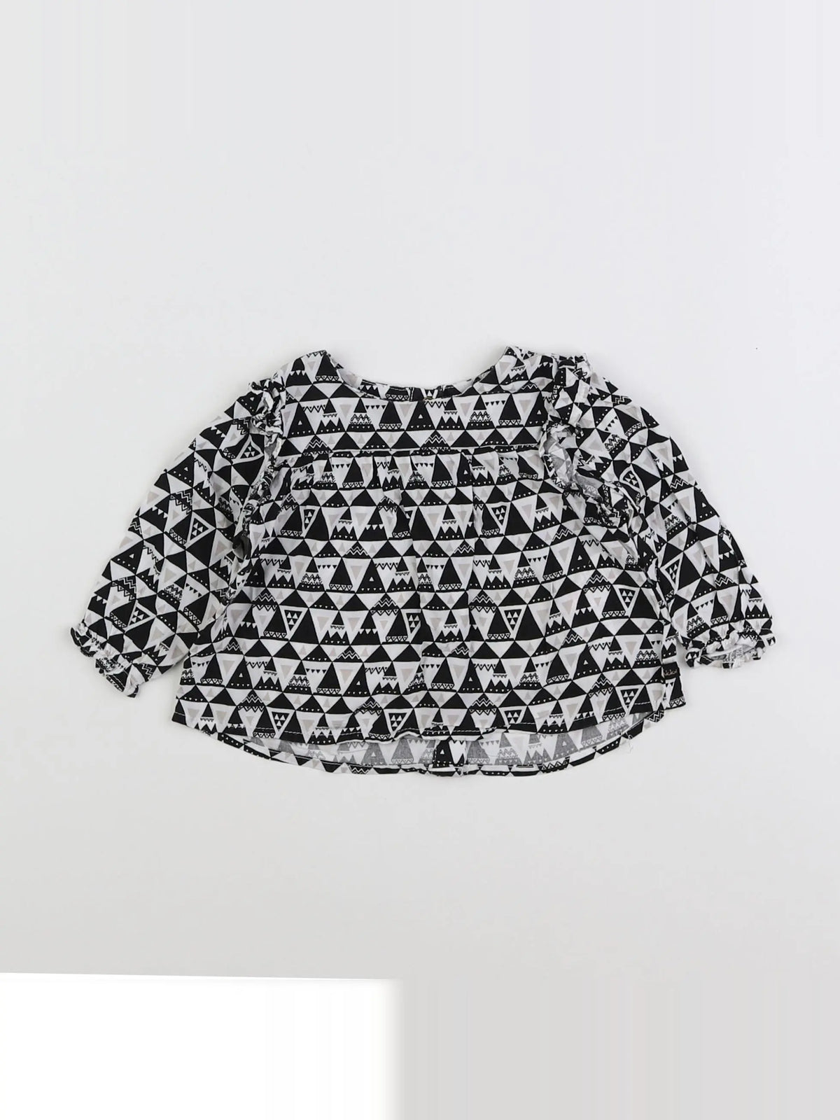 IKKS - blouse blanc, noir - 6 mois