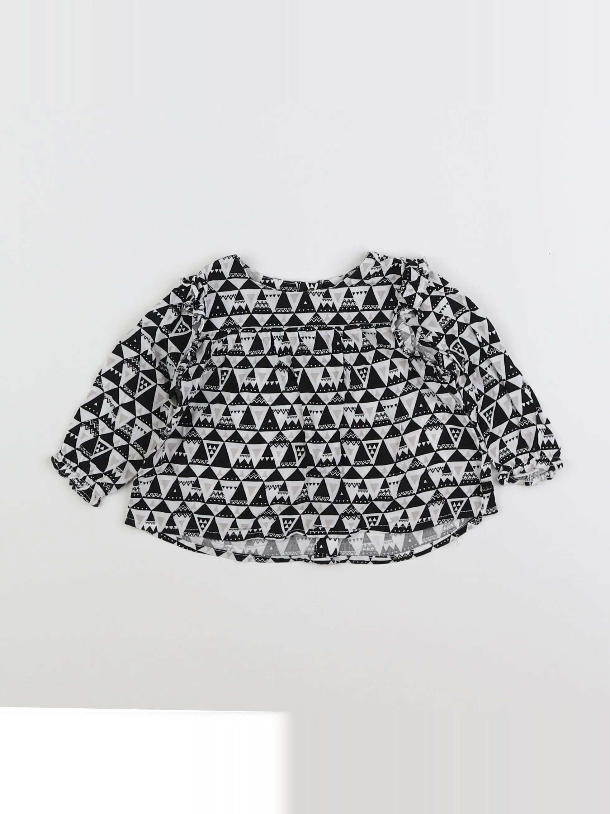 IKKS - blouse blanc, noir - 6 mois