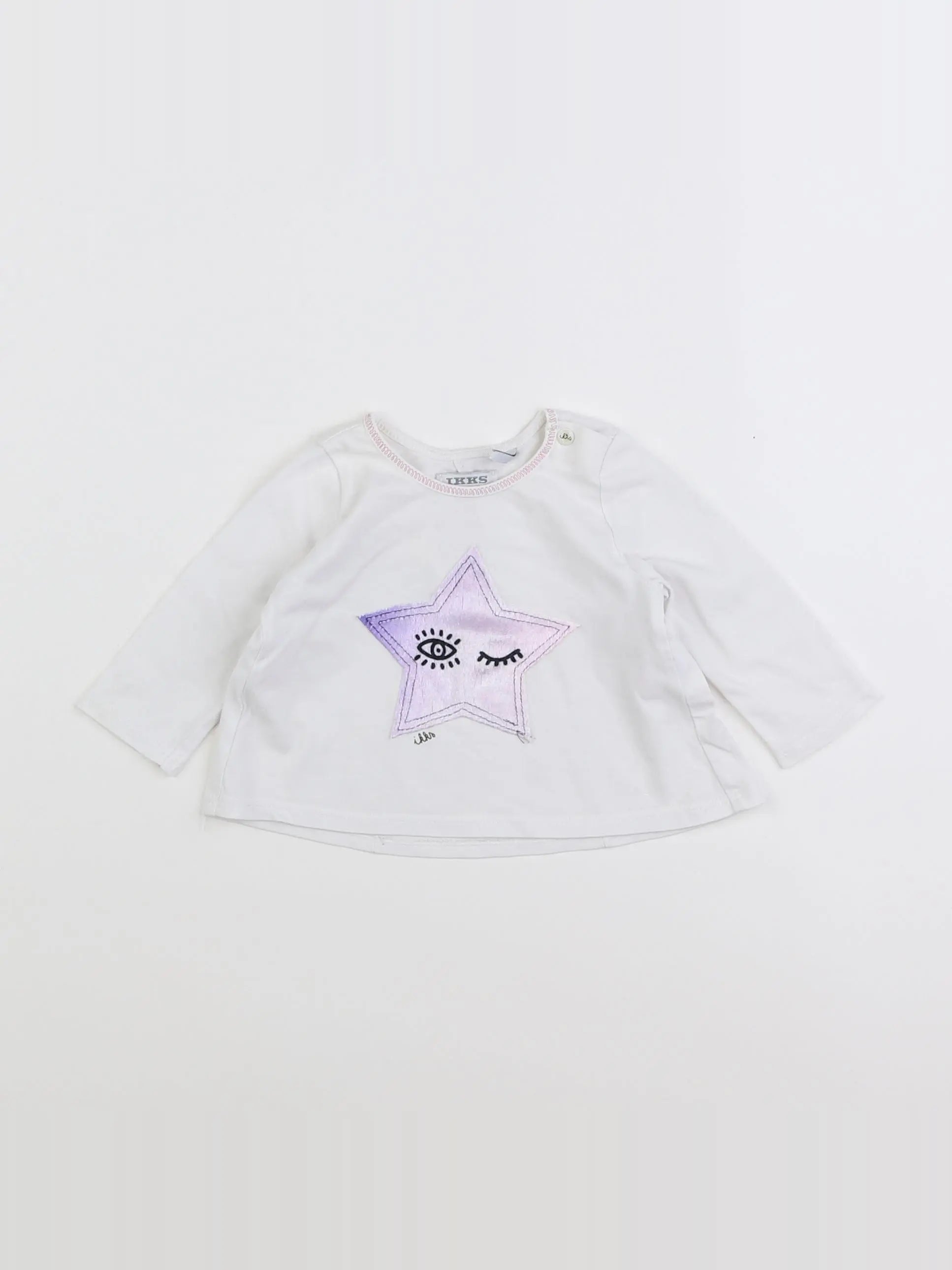 IKKS - tee-shirt blanc - 3 mois