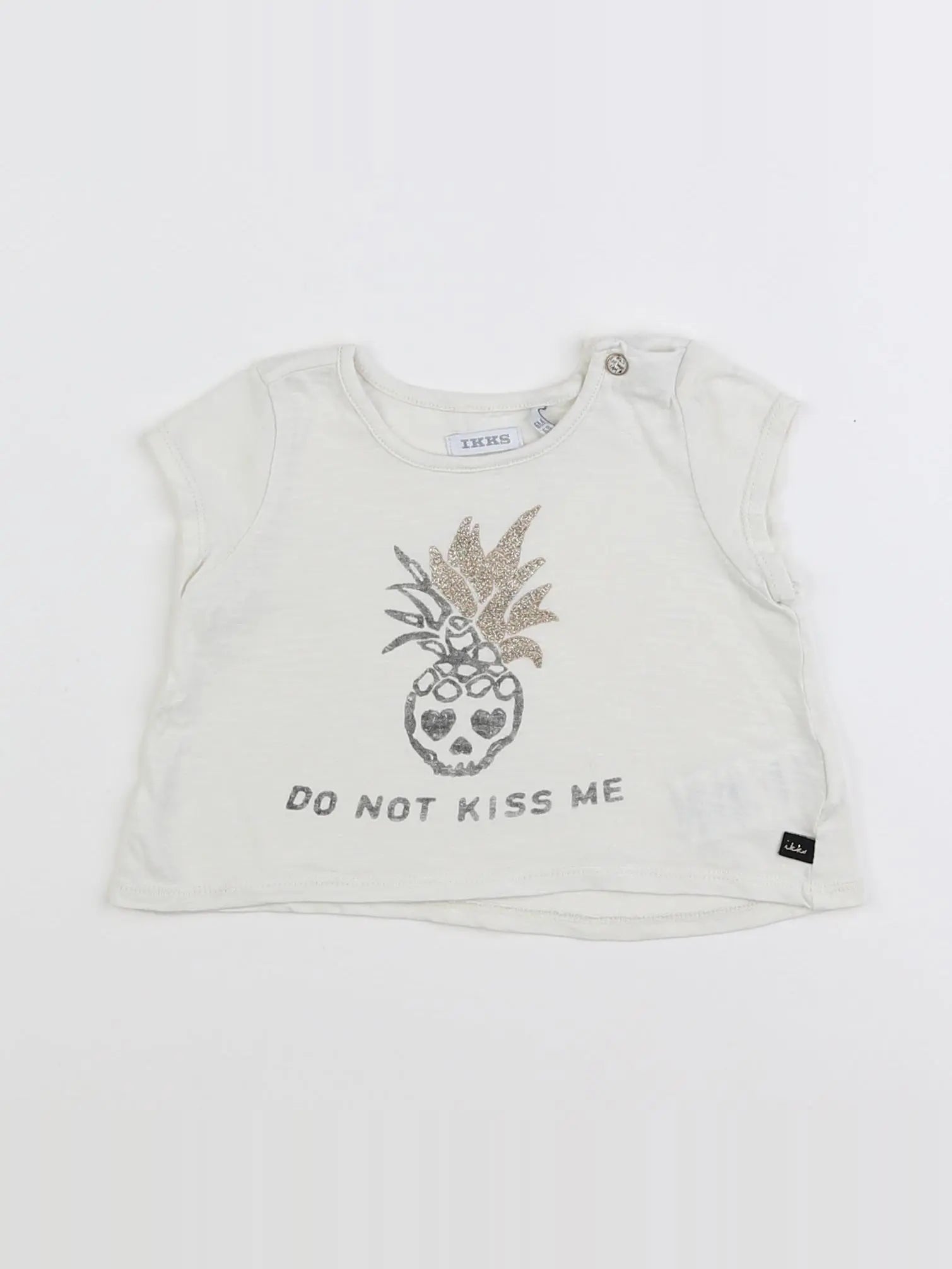 IKKS - tee-shirt beige - 6 mois