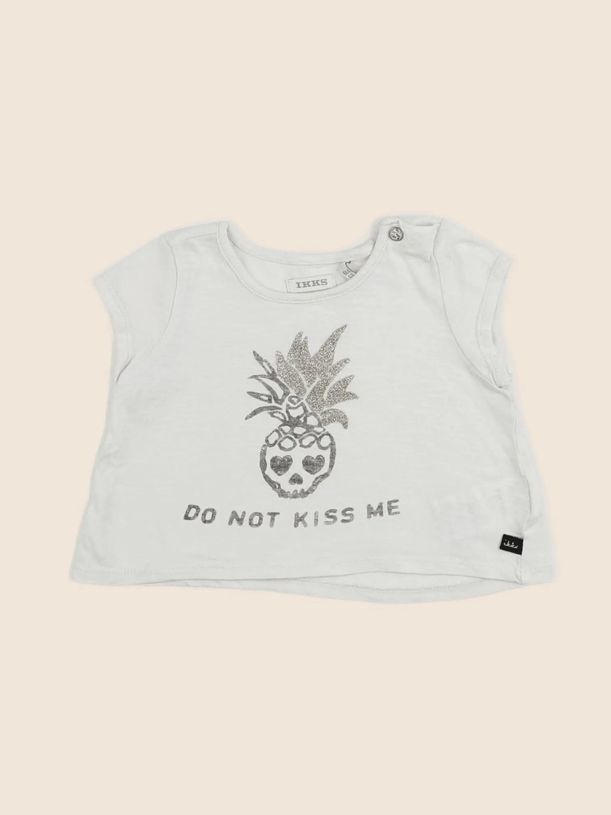 IKKS - tee-shirt beige - 6 mois
