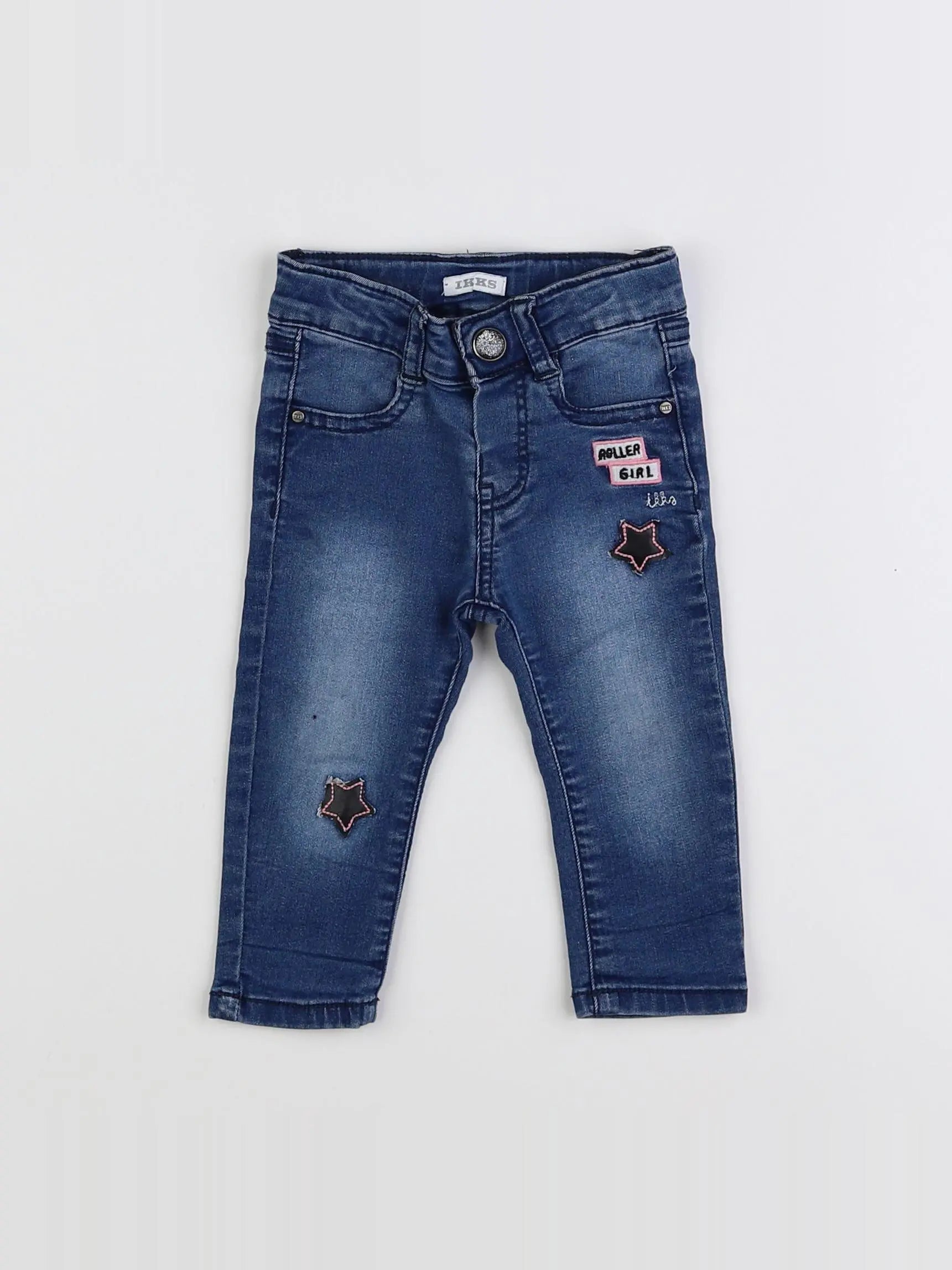 IKKS - jean bleu - 6 mois