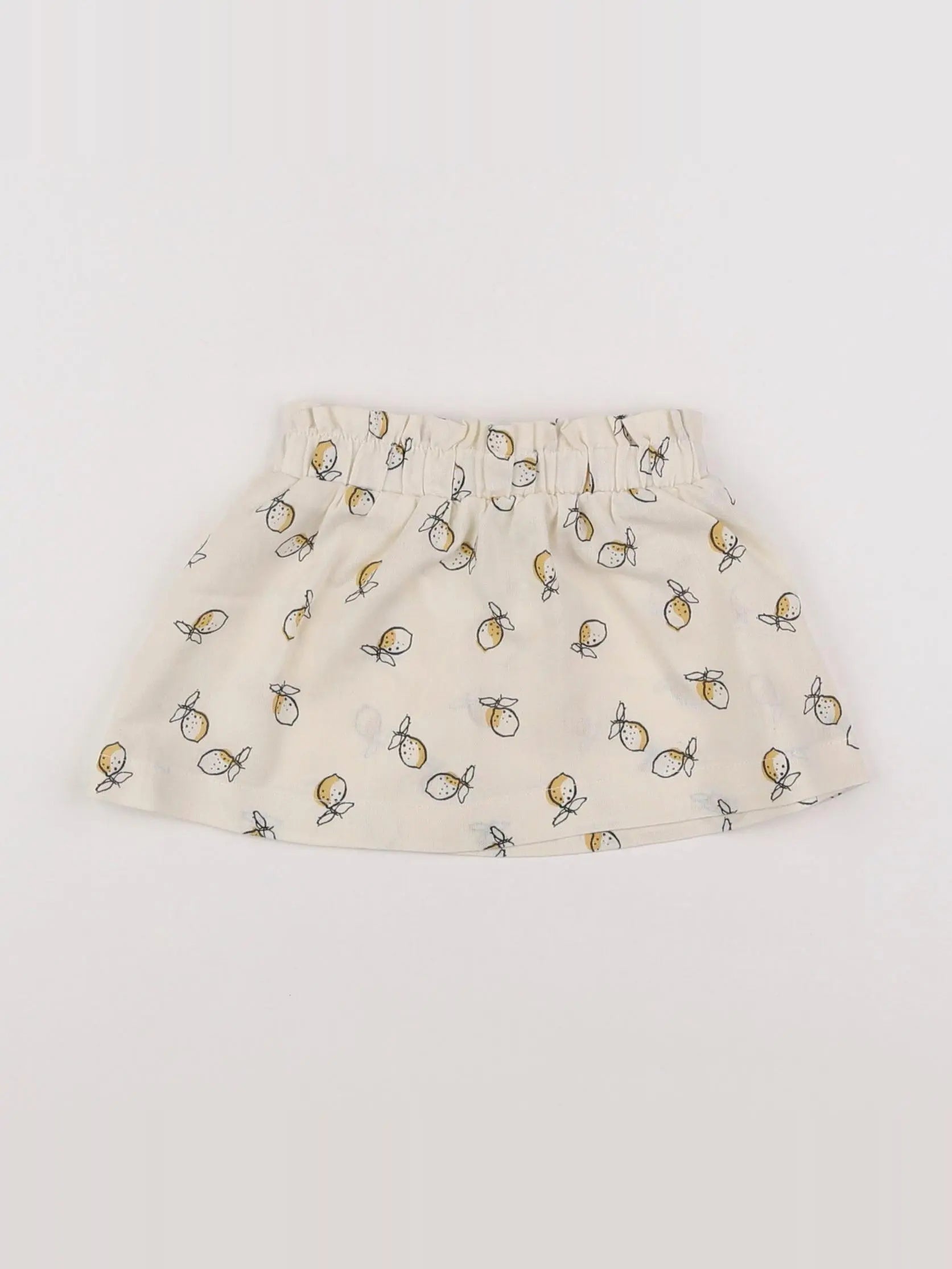 Vertbaudet - jupe beige - 6 mois
