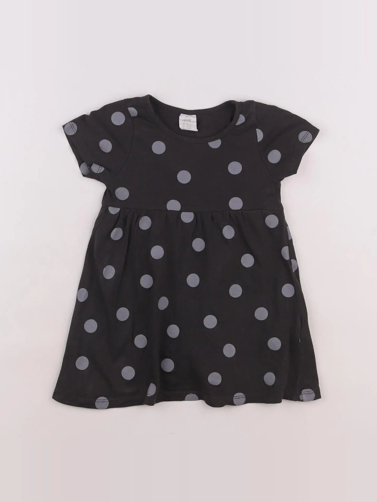 H&M - robe gris - 2 ans