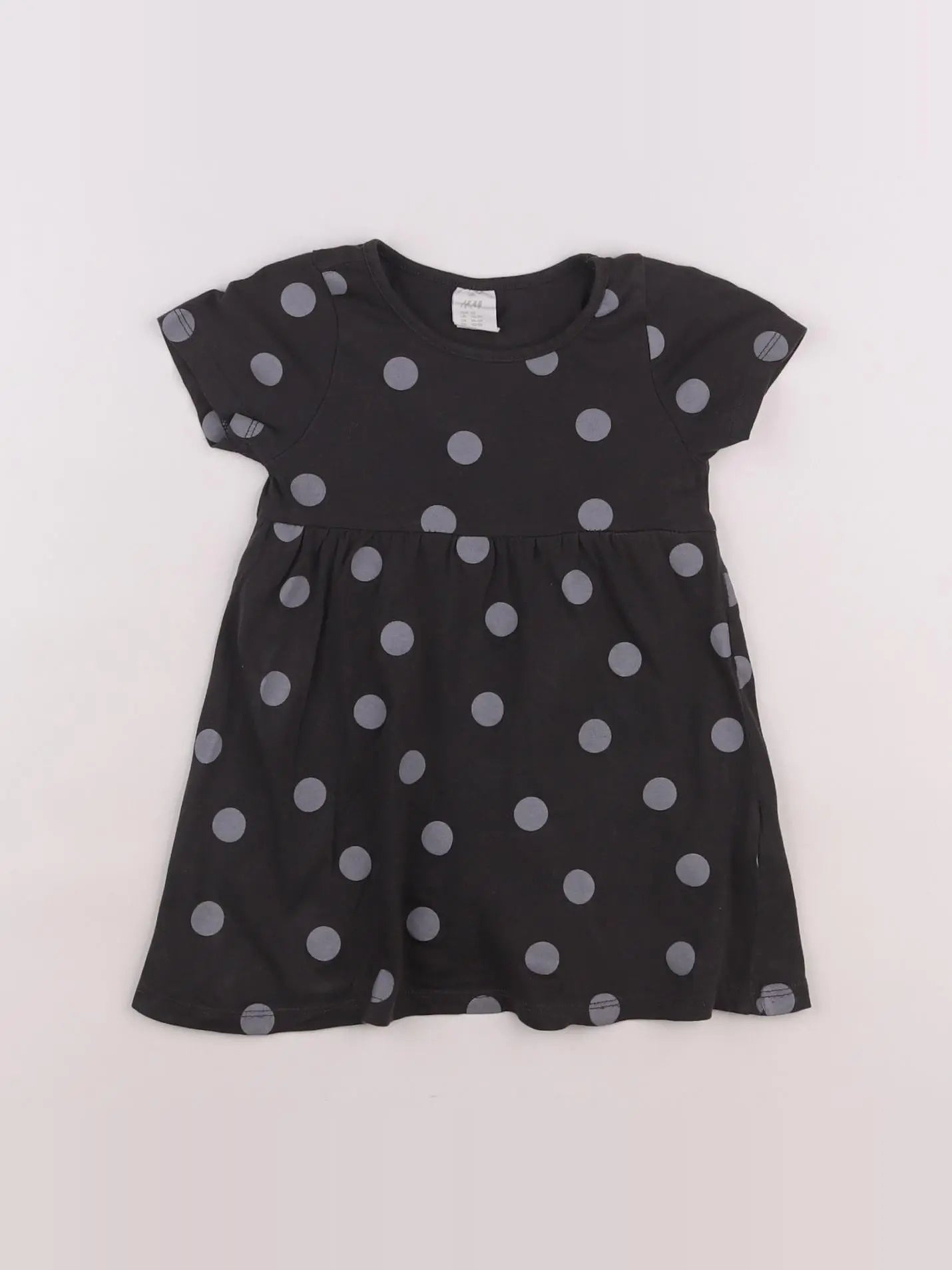 H&M - robe gris - 2 ans