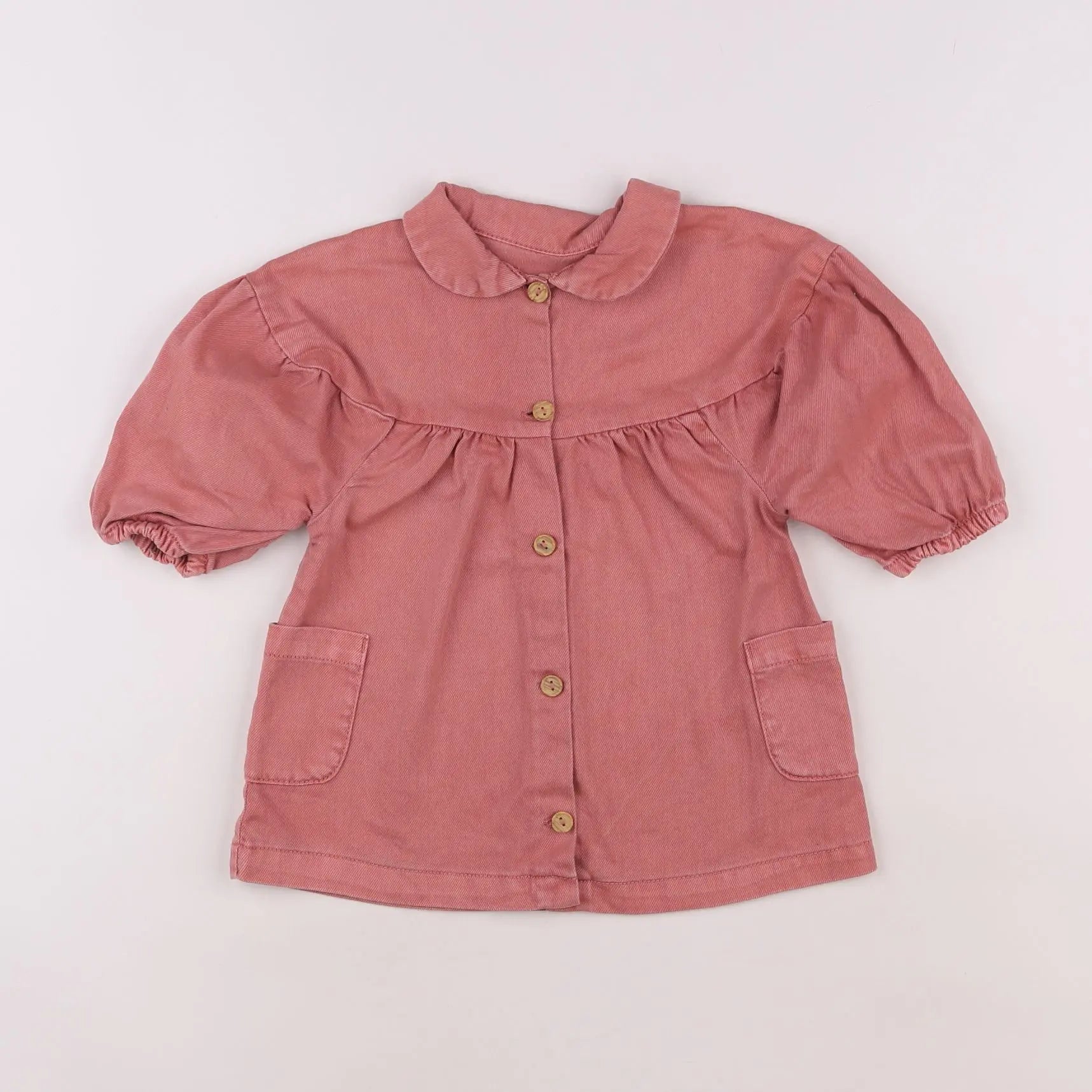 Vertbaudet - robe rose - 12 mois