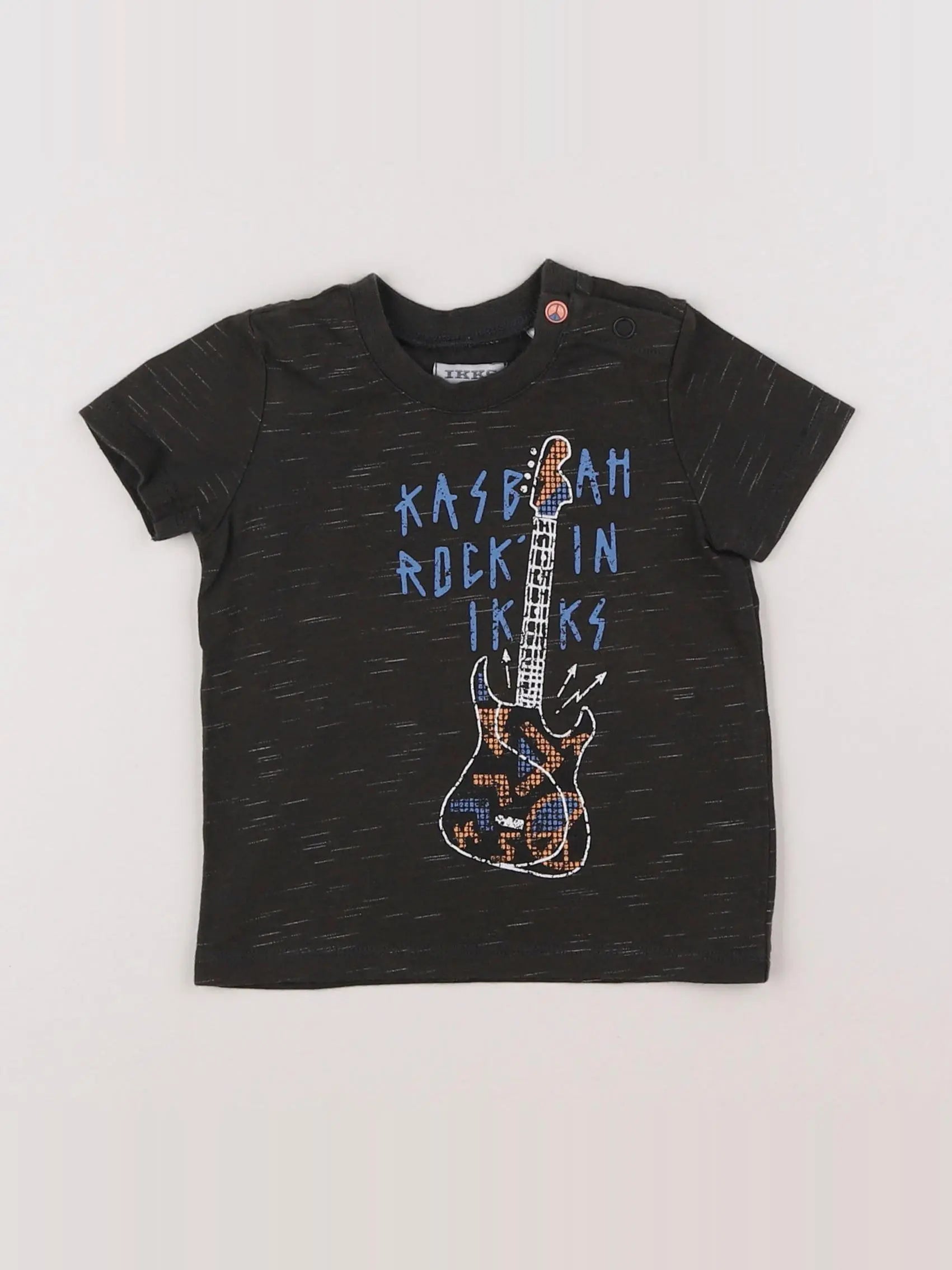 IKKS - tee-shirt noir - 6 mois