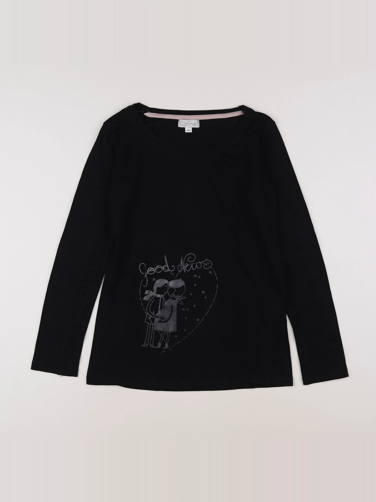 Vertbaudet - tee-shirt grossesse noir - 34 à 36