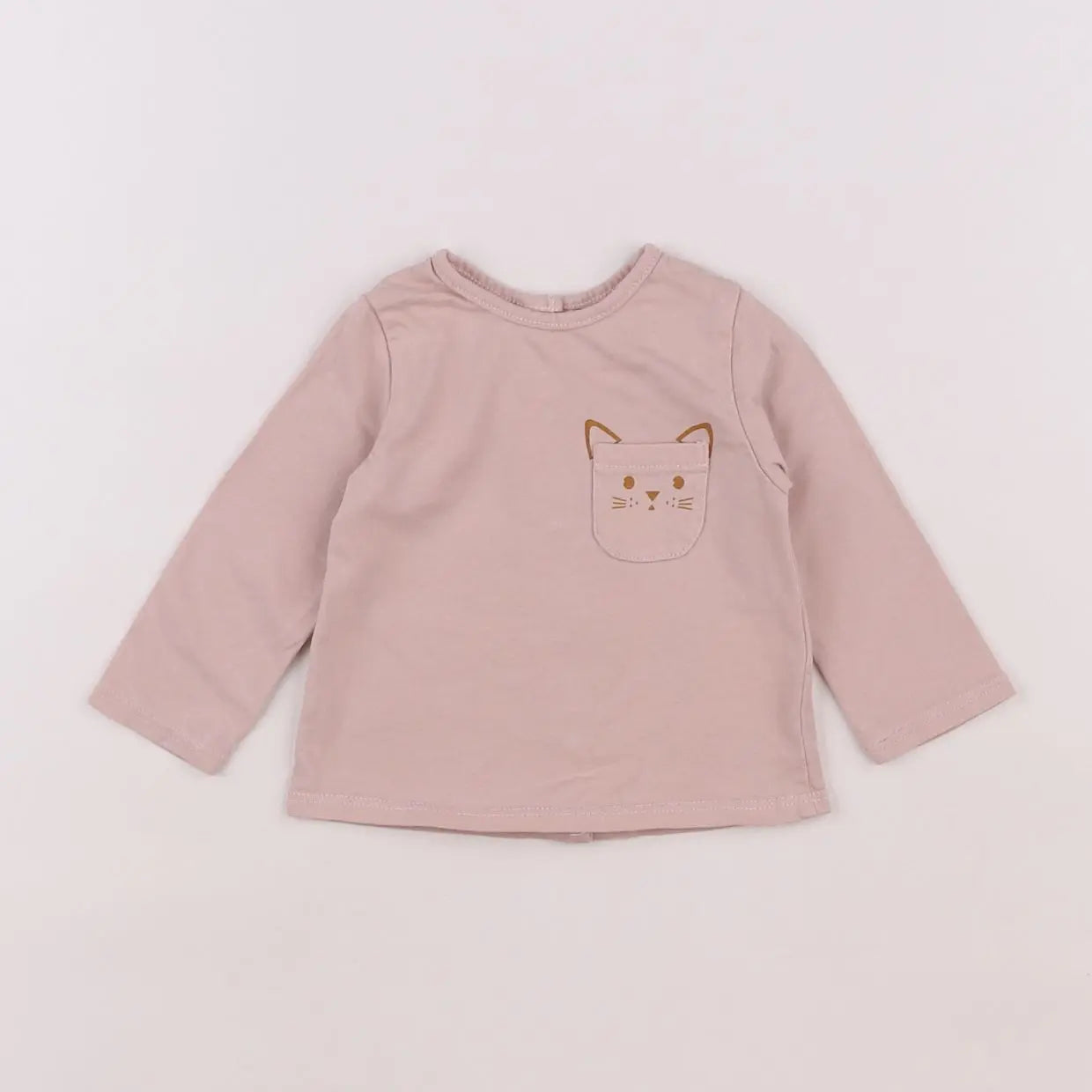 Vertbaudet - tee-shirt rose - 3 mois