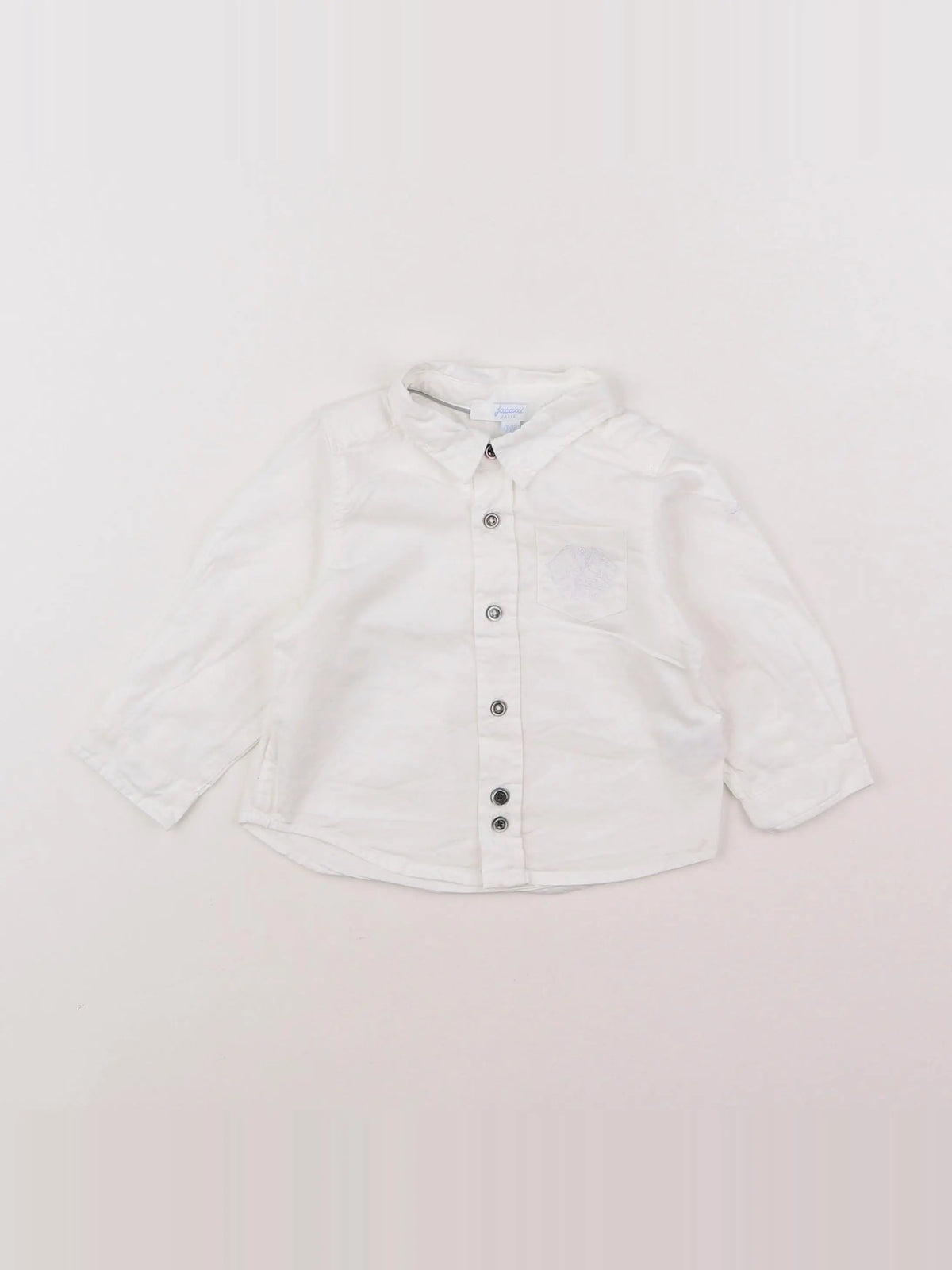 Jacadi - chemise blanc - 6 mois