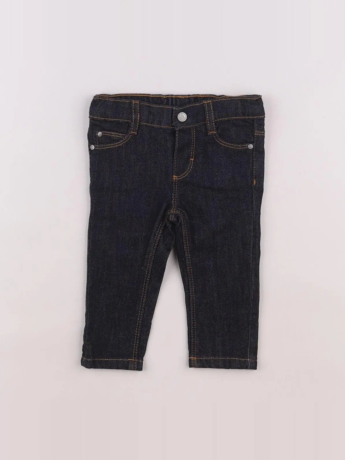 Petit Bateau - jean bleu - 6 mois