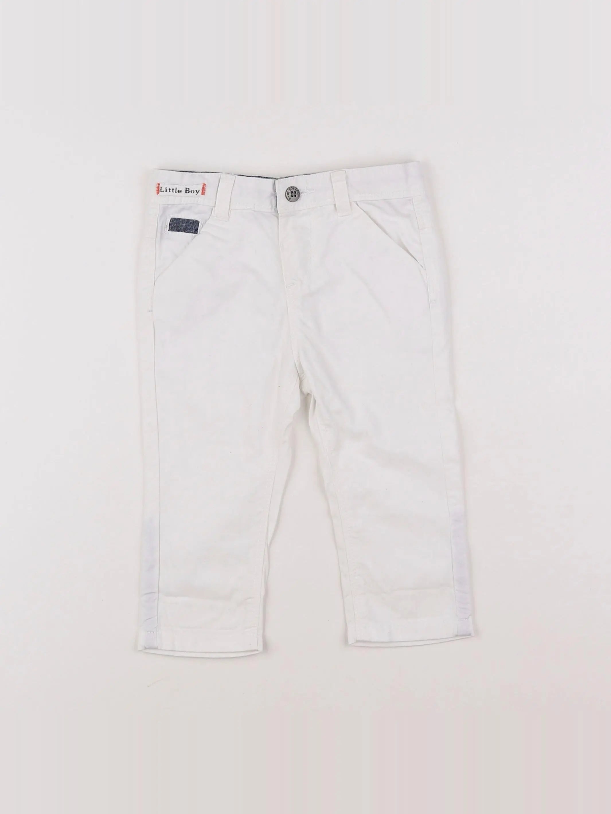Tape à l'oeil - pantalon blanc - 9 mois