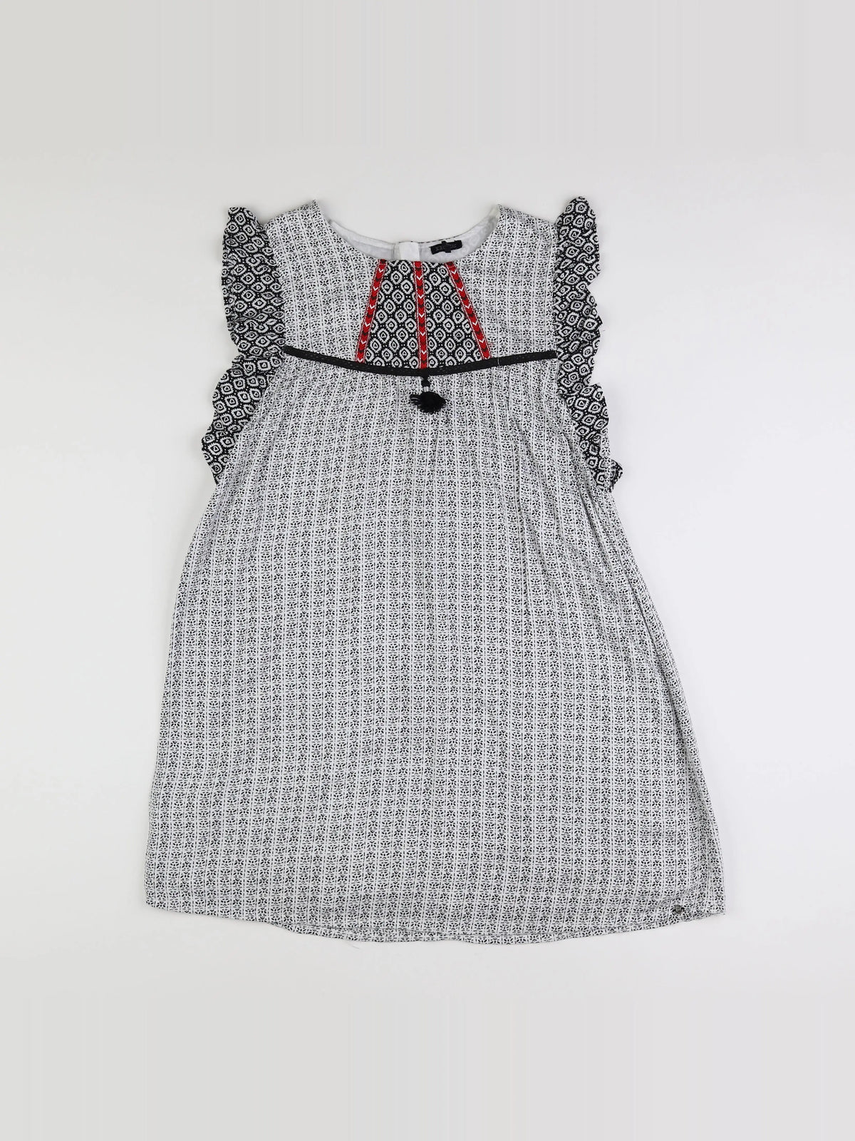 IKKS - robe blanc - 12 ans