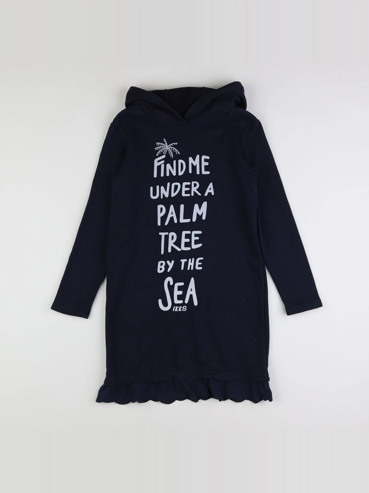 IKKS - robe bleu, argent - 10 ans