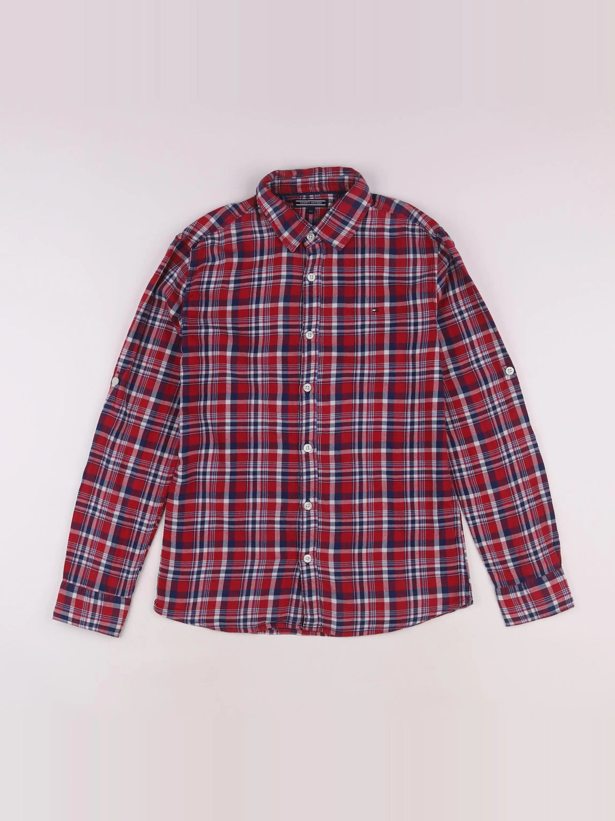 Tommy Hilfiger - chemise rouge - 14 ans