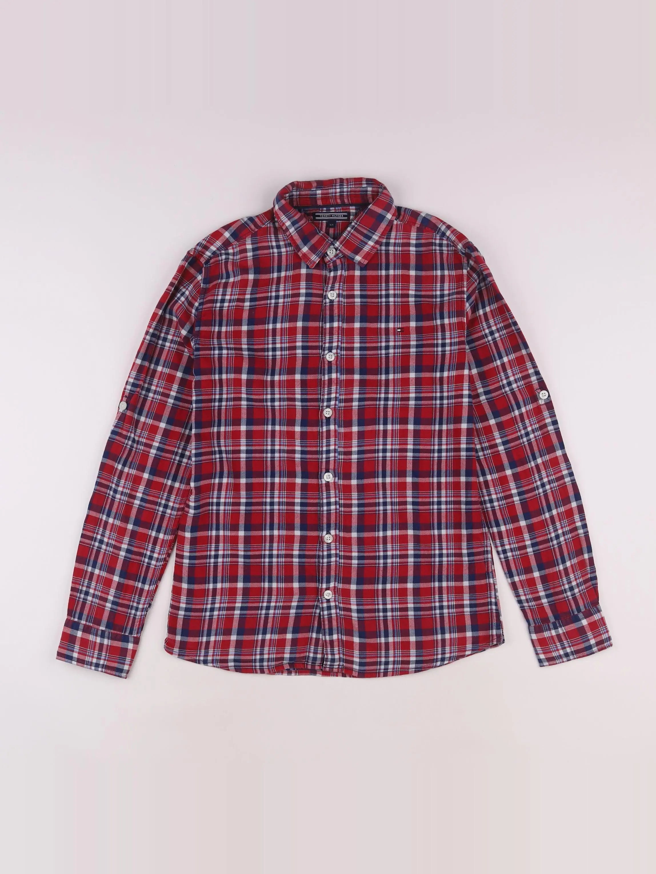 Tommy Hilfiger - chemise rouge - 14 ans