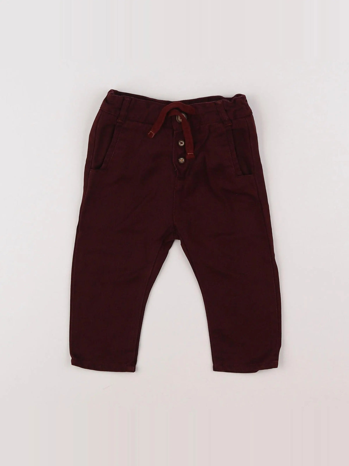 Zara - pantalon rouge - 3/6 mois