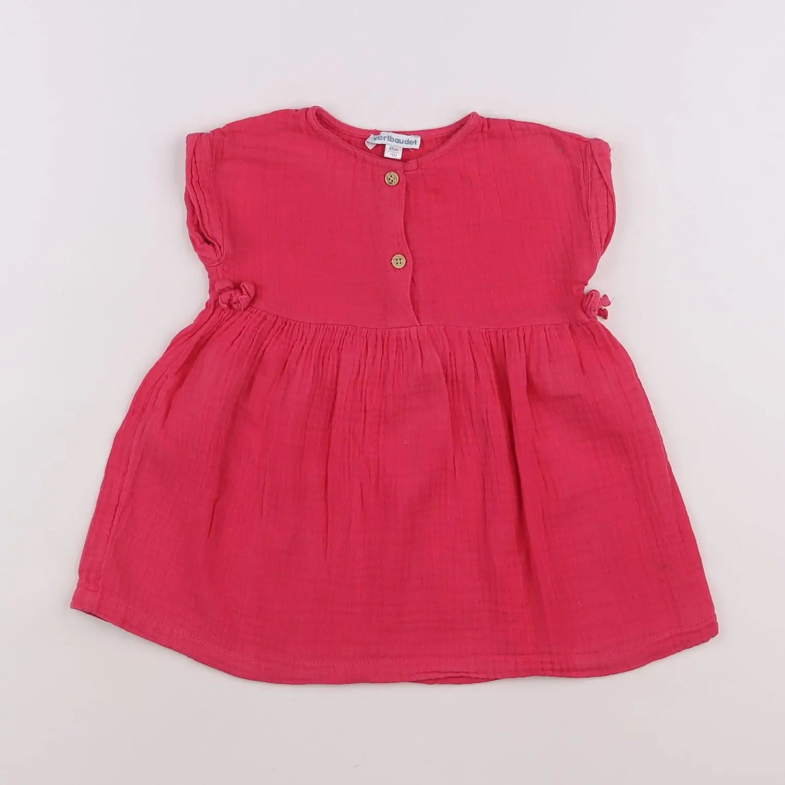 Vertbaudet - robe rose - 18 mois