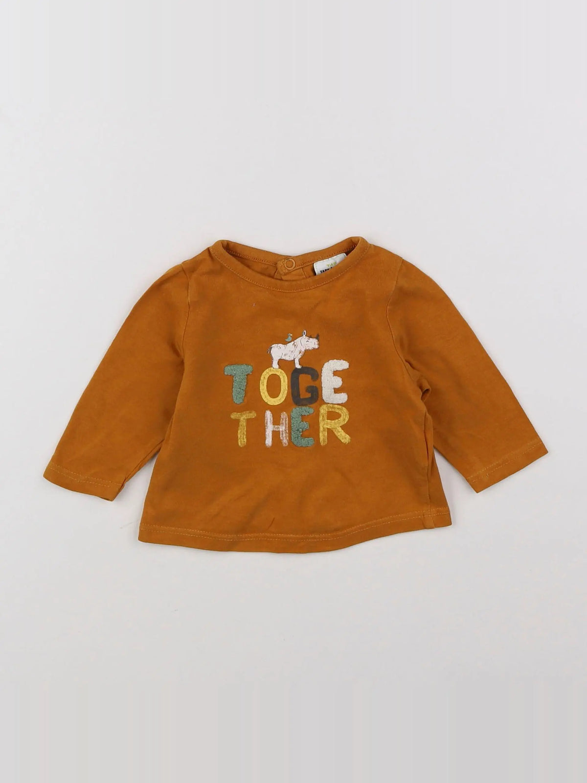 Tape à l'oeil - tee-shirt marron - 3 mois
