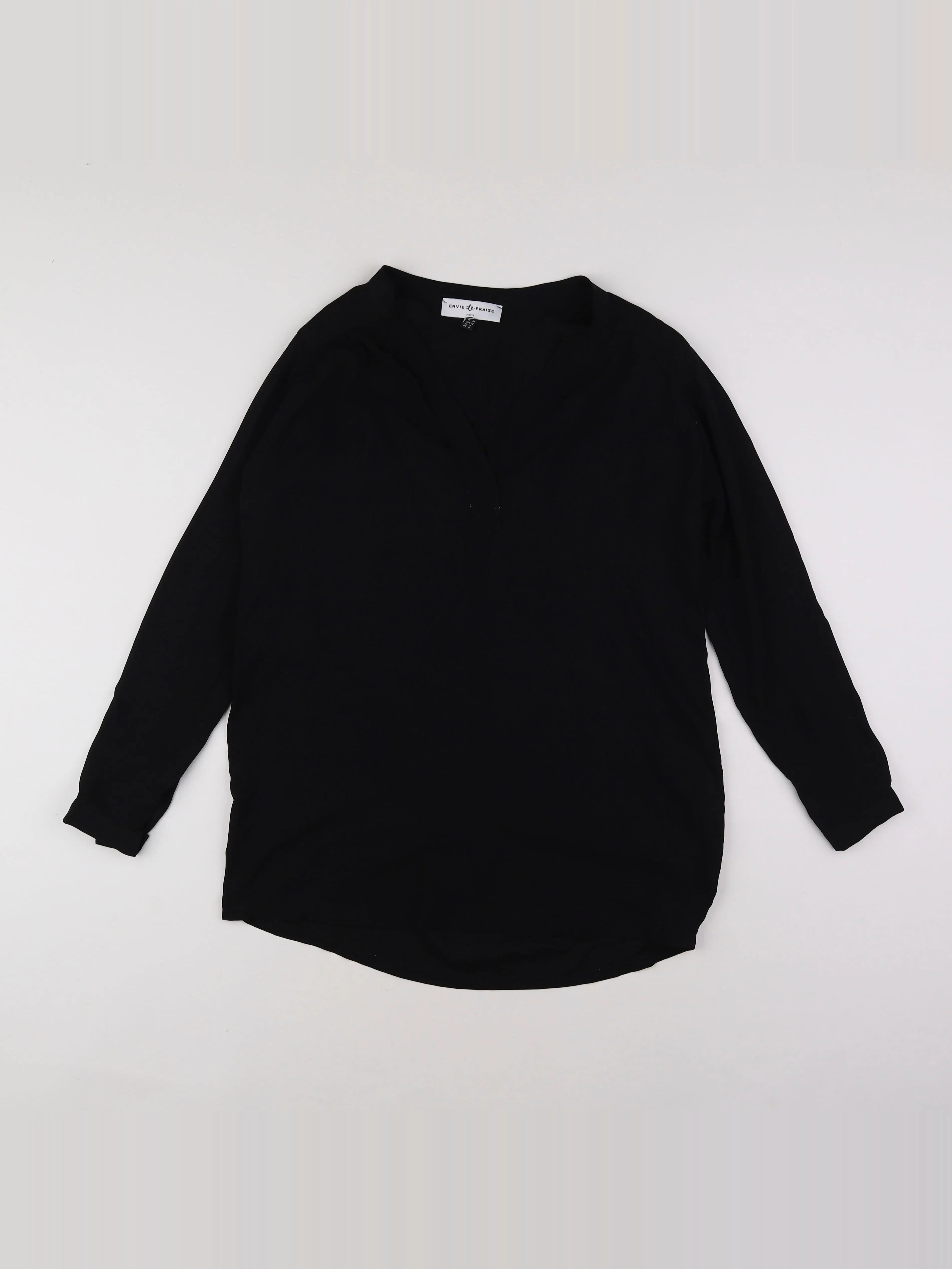 Envie de fraise - blouse grossesse noir - 34