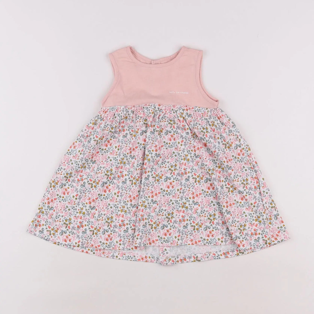 Vertbaudet - robe multicolore - 12 mois