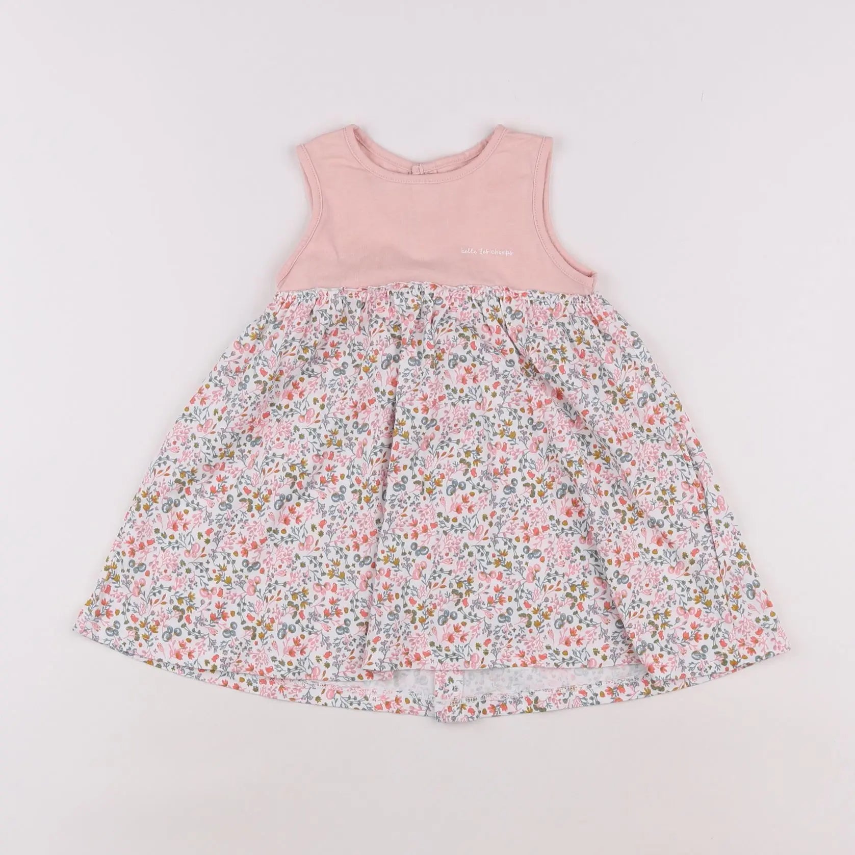 Vertbaudet - robe multicolore - 12 mois