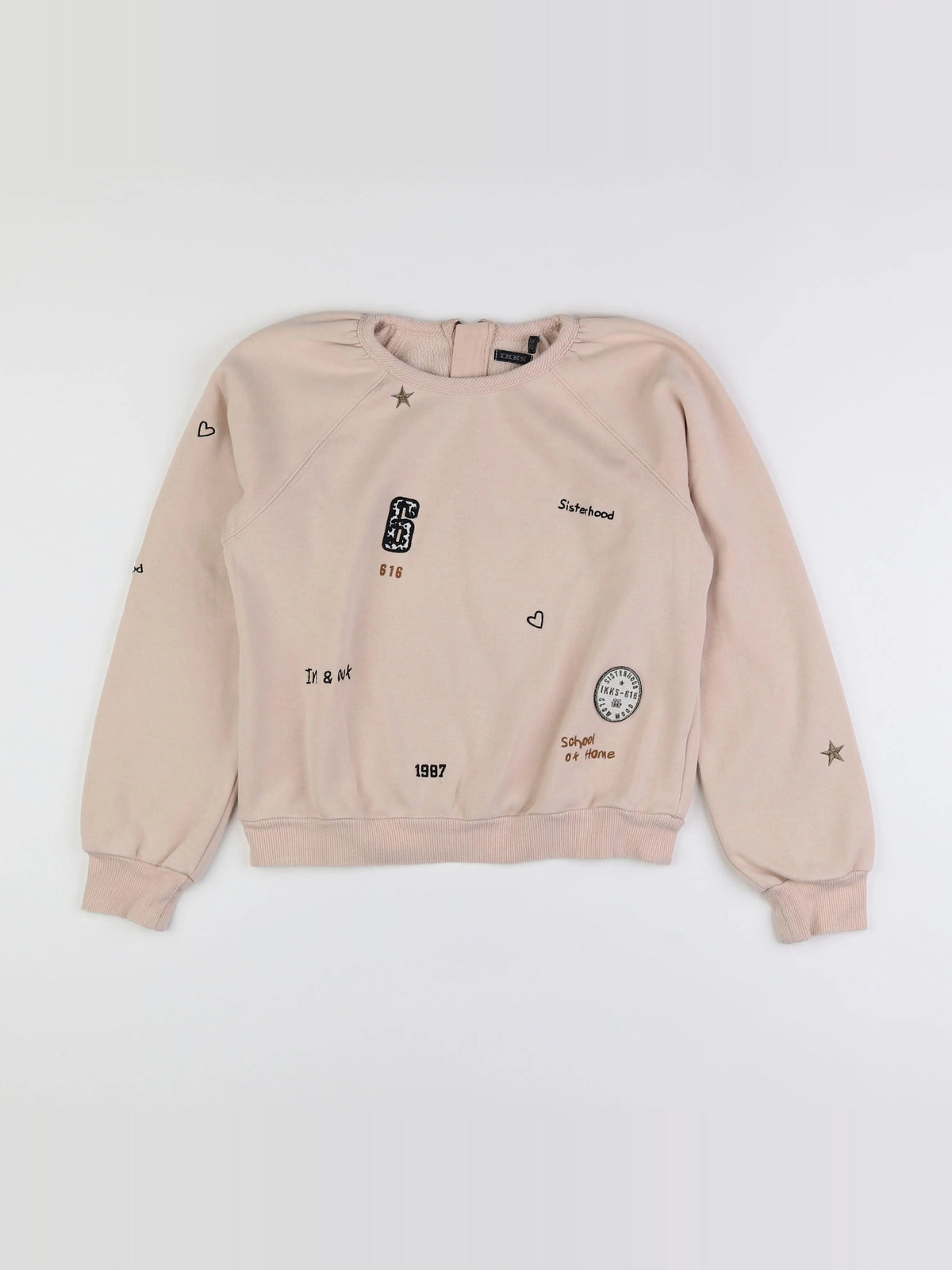 IKKS - sweat rose - 12 ans