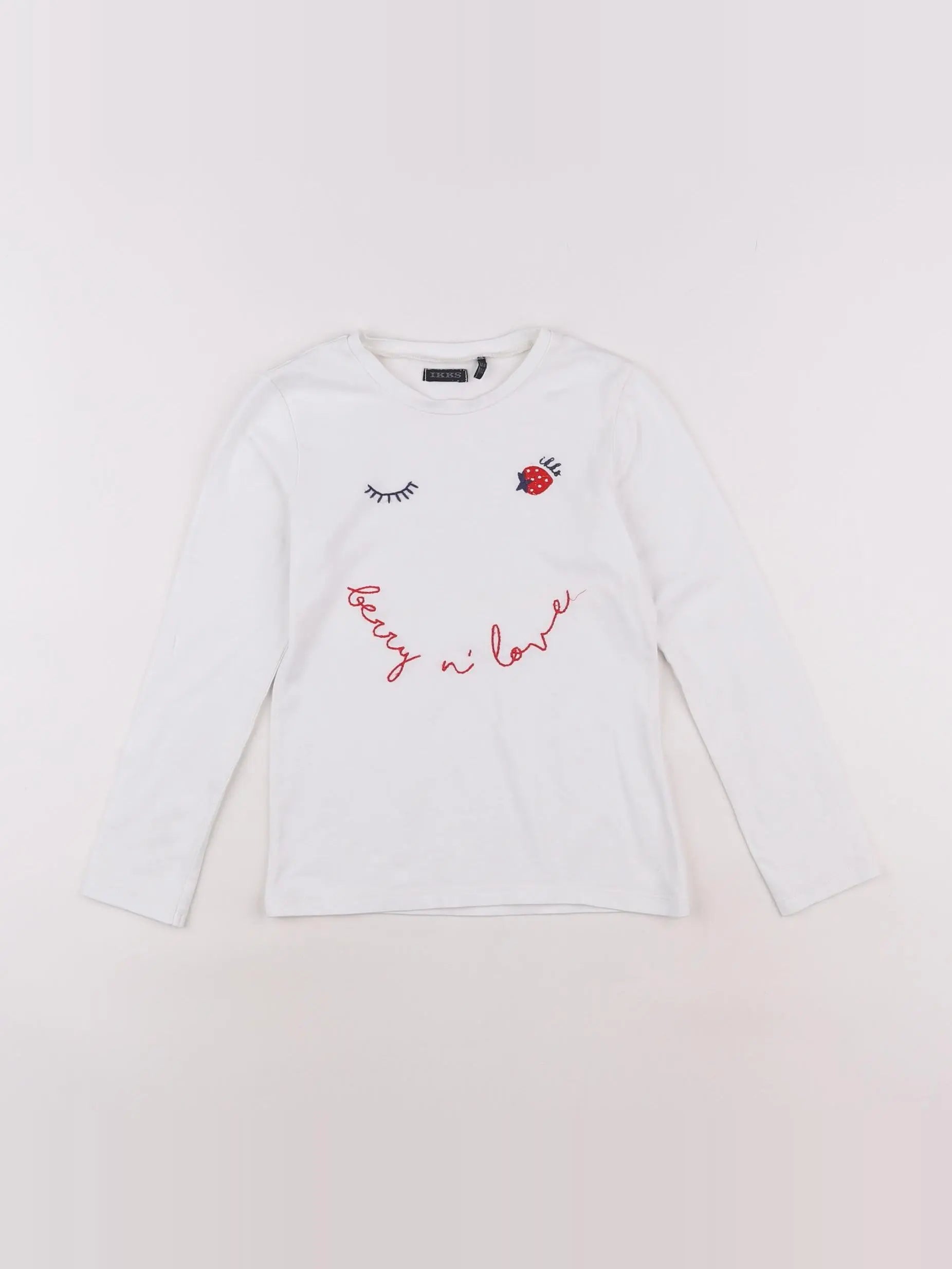 IKKS - tee-shirt blanc - 6 ans
