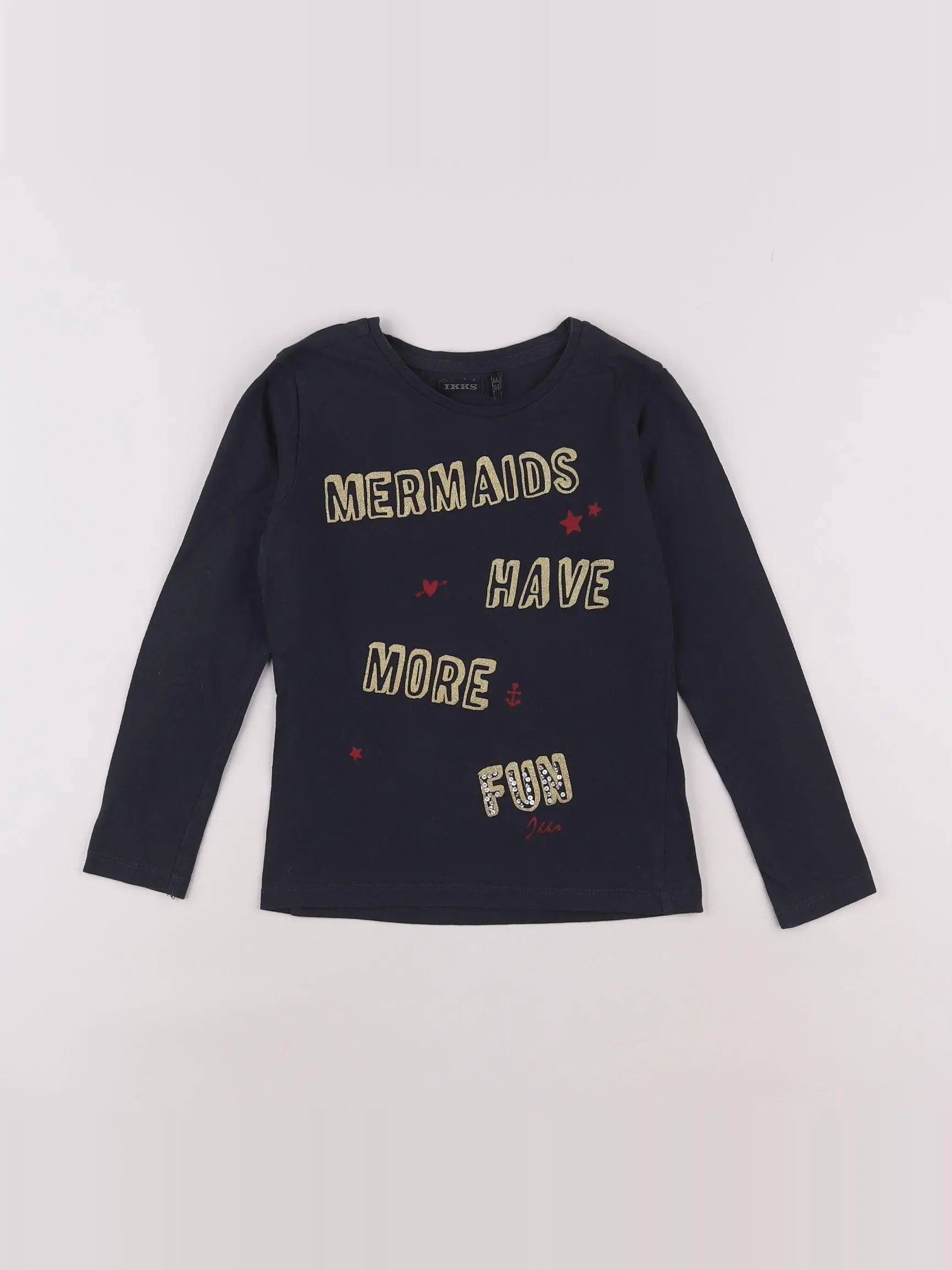 IKKS - tee-shirt bleu - 6 ans