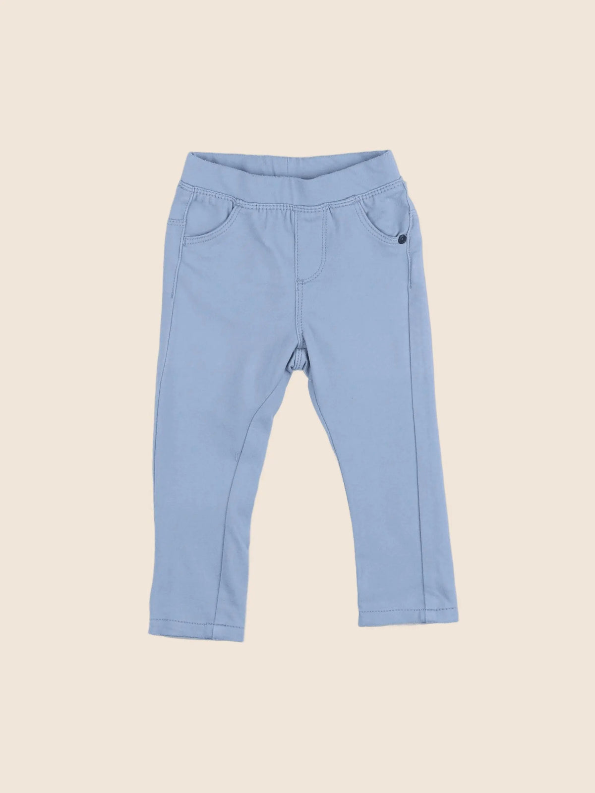 Vertbaudet - jegging bleu - 12 mois