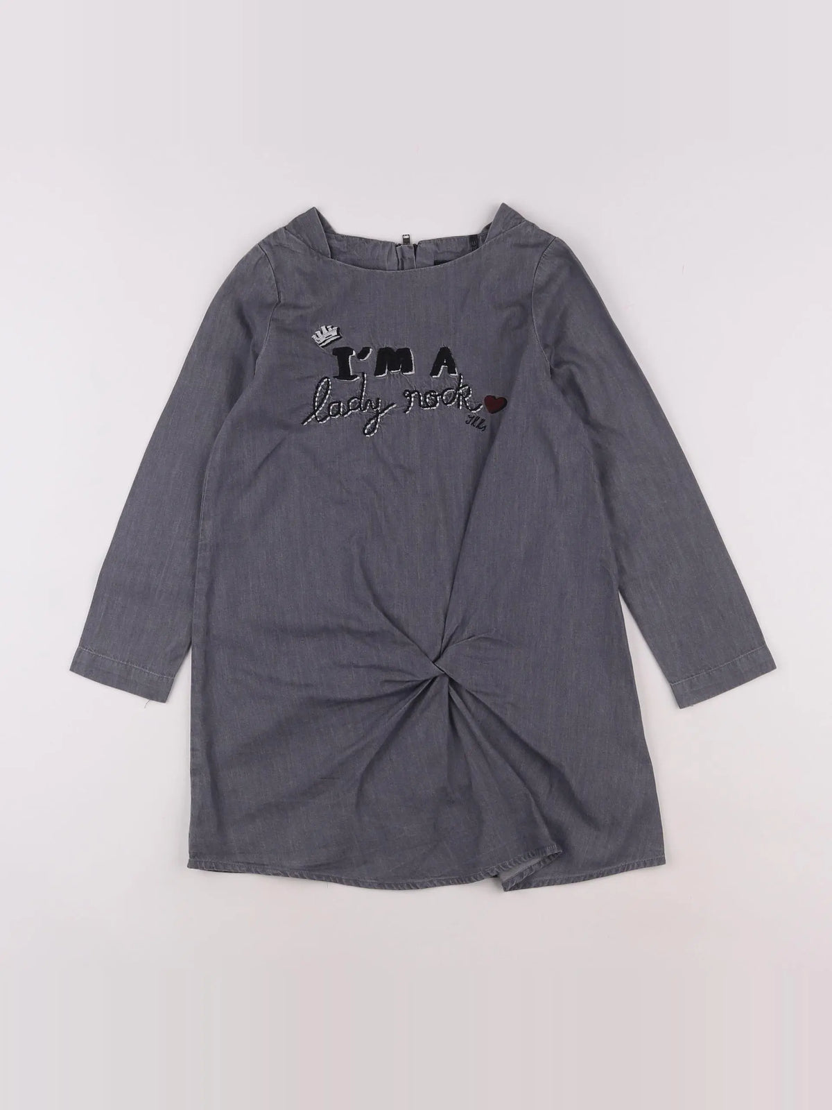 IKKS - robe gris - 6 ans