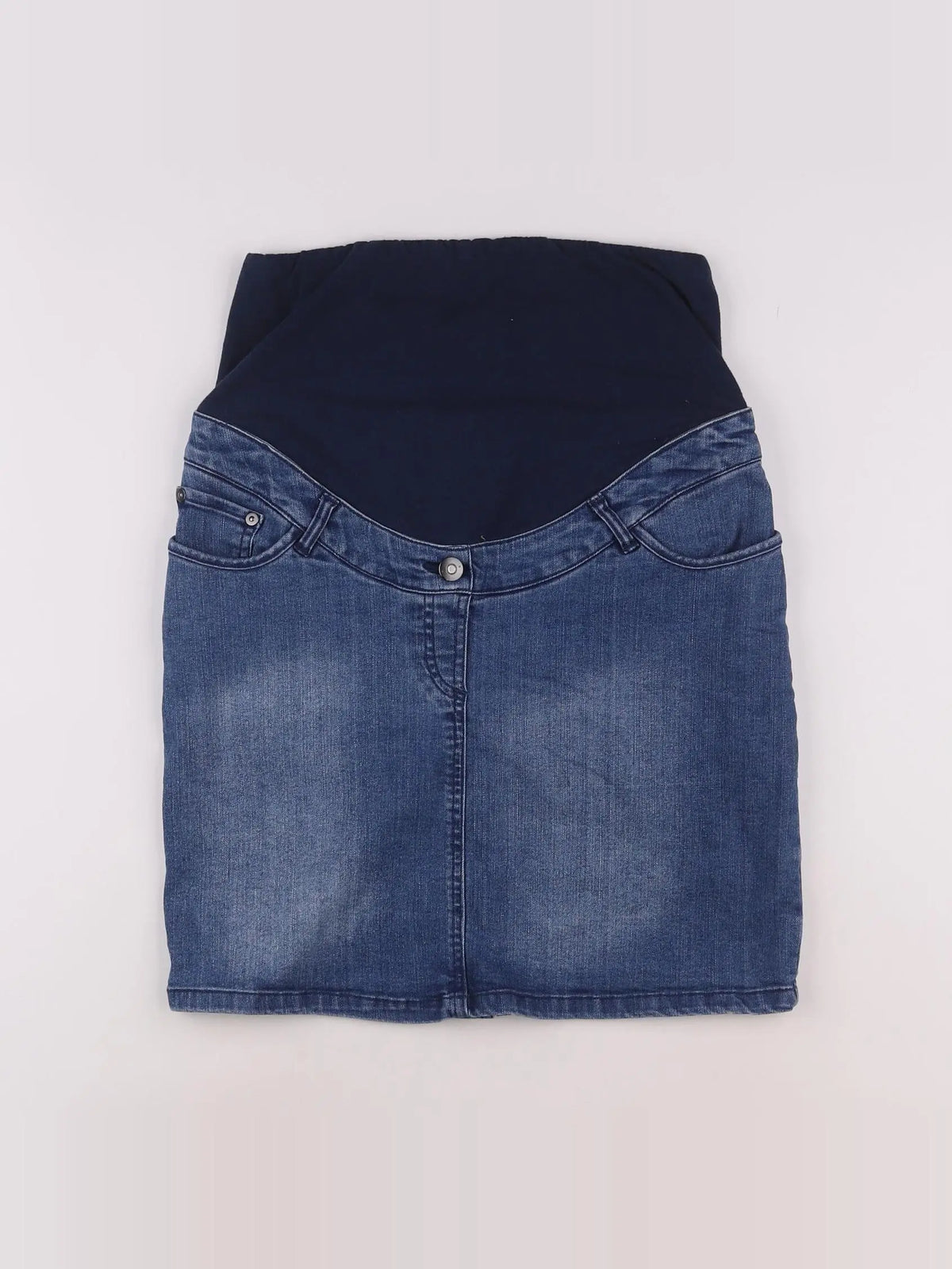 Vertbaudet - jupe grossesse bleu - 36