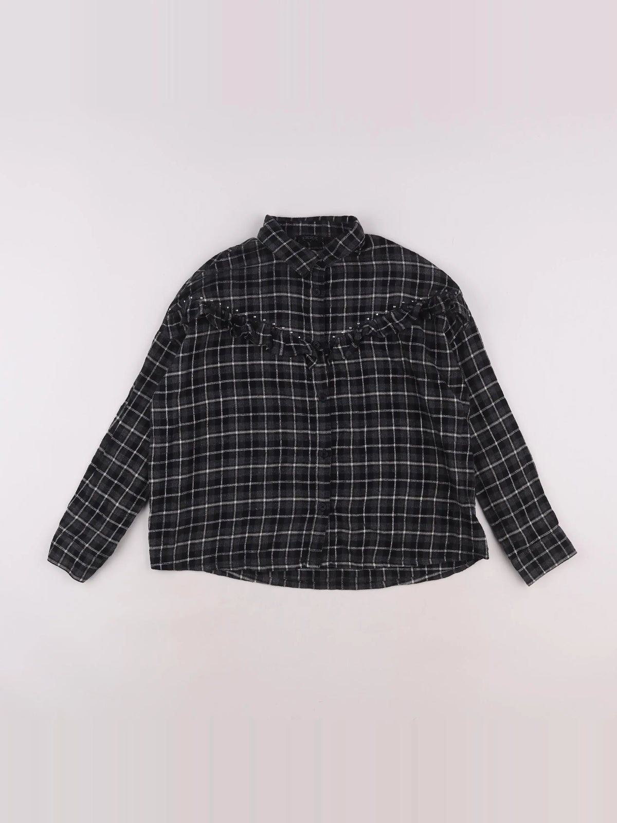 IKKS - blouse noir, or - 8 ans