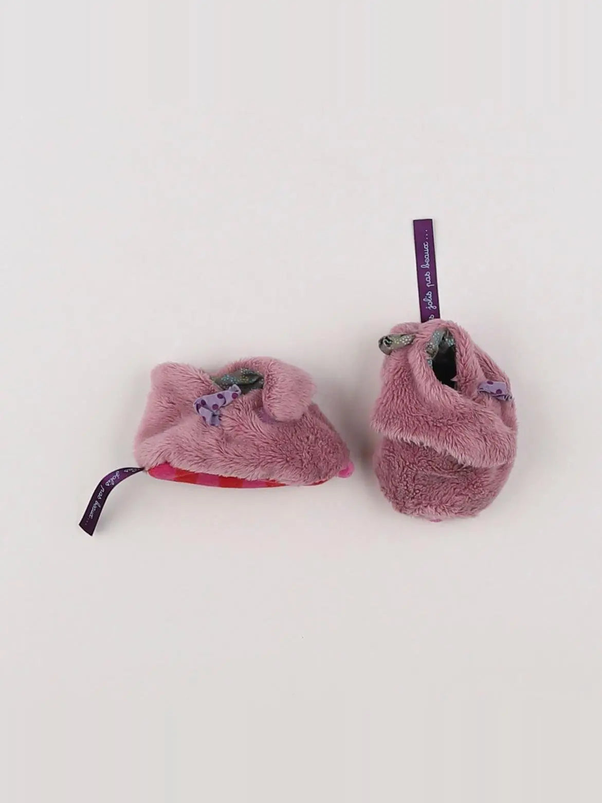 Moulin Roty - chaussons violet - pointure 16/17