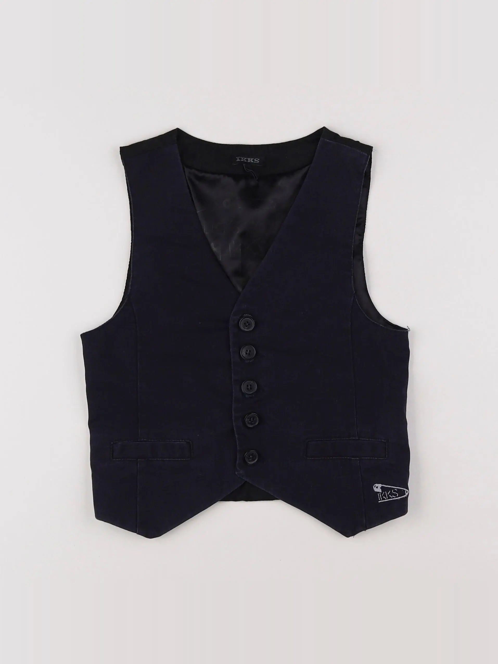 IKKS - gilet bleu - 6 ans
