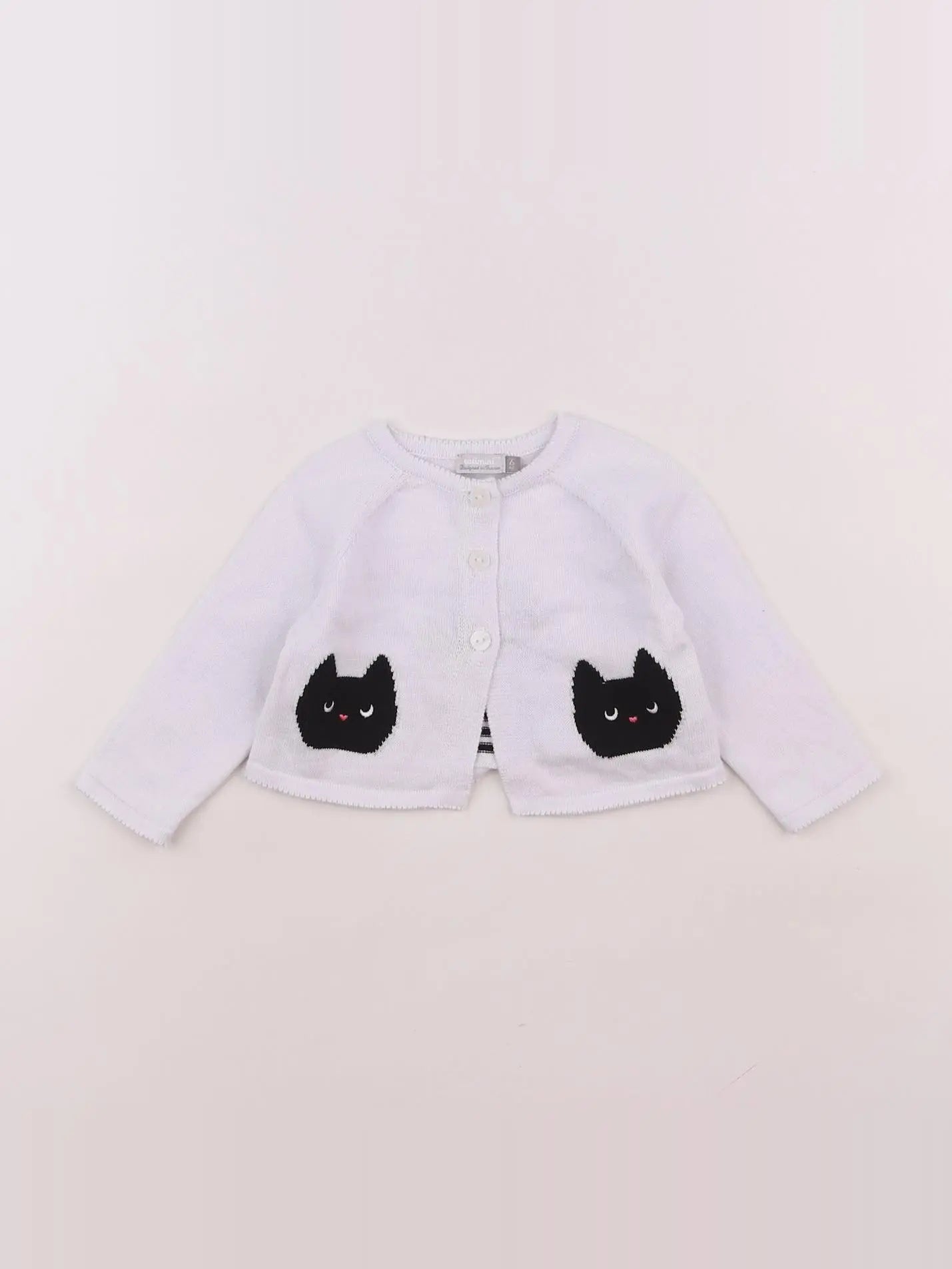 Catimini - pull blanc - 6 mois