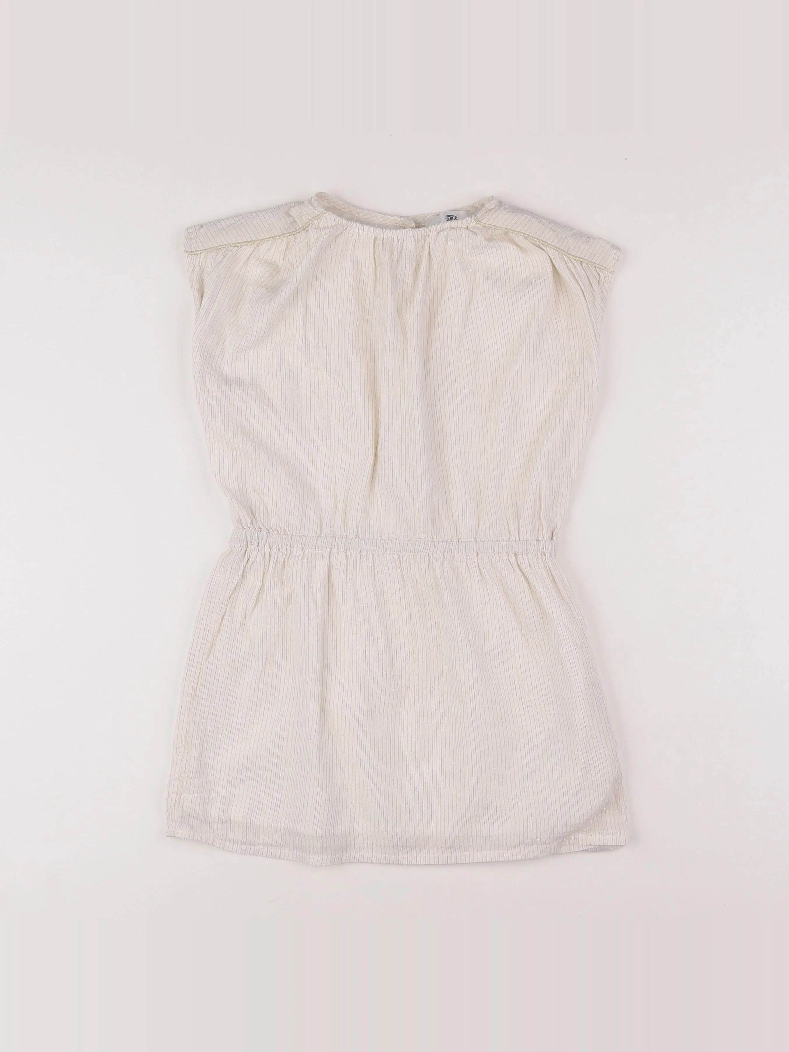 La Redoute - robe blanc, argent - 5 ans