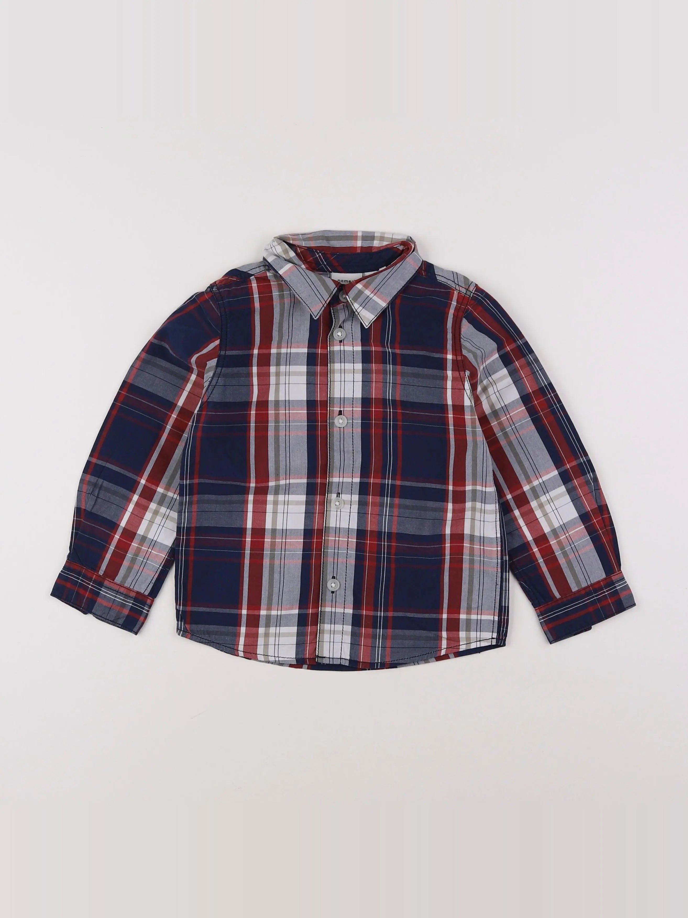 Name it - chemise bleu - 18 mois à 2 ans