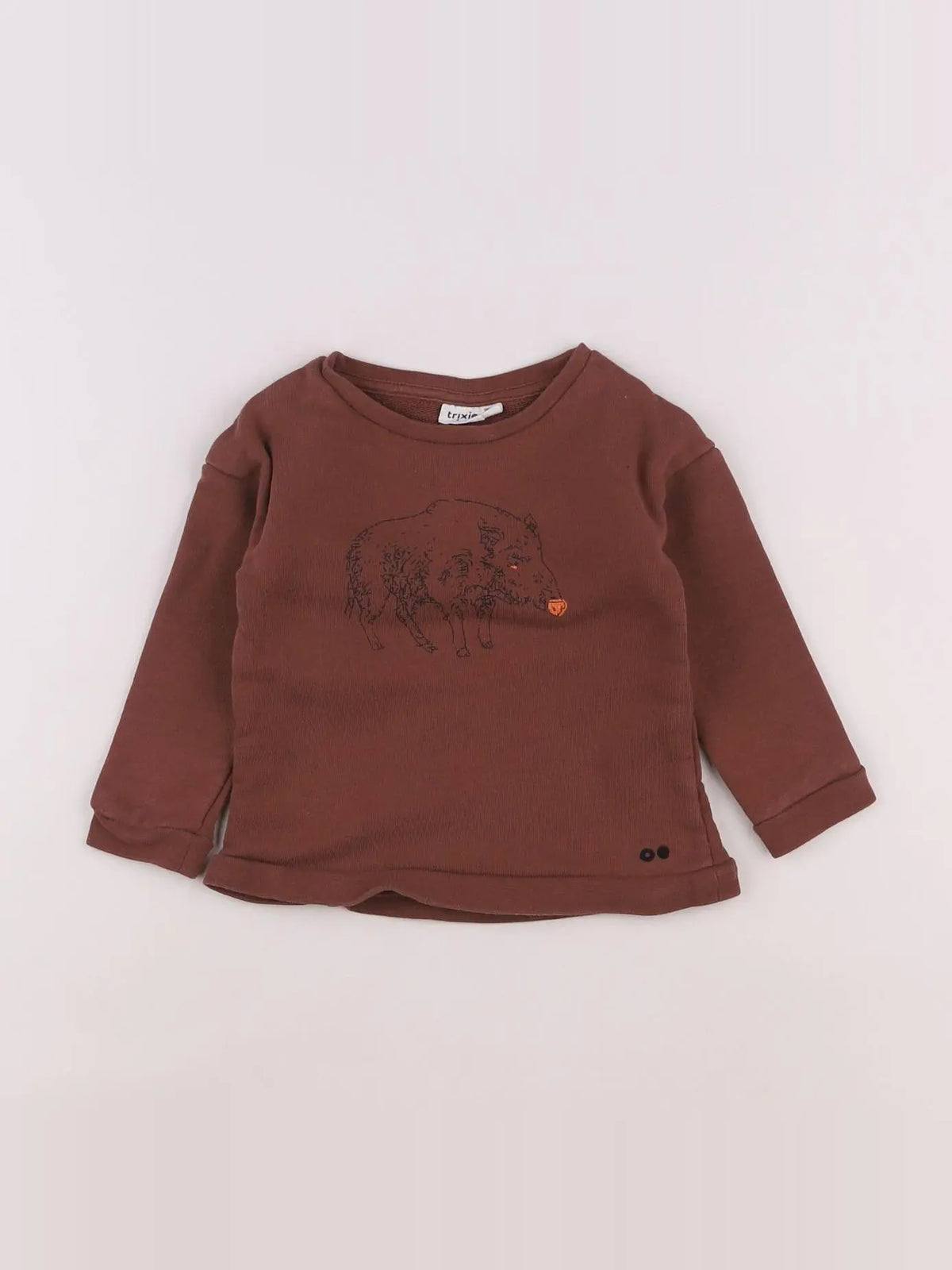Trixie - tee-shirt marron - 9/12 mois