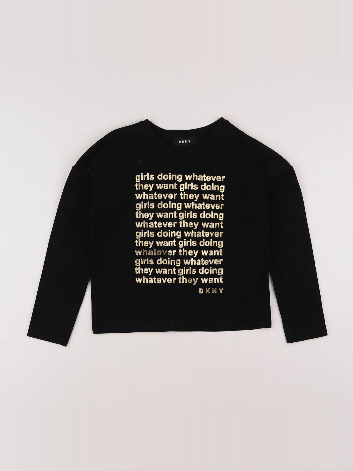 Dkny - tee-shirt noir - 8 ans