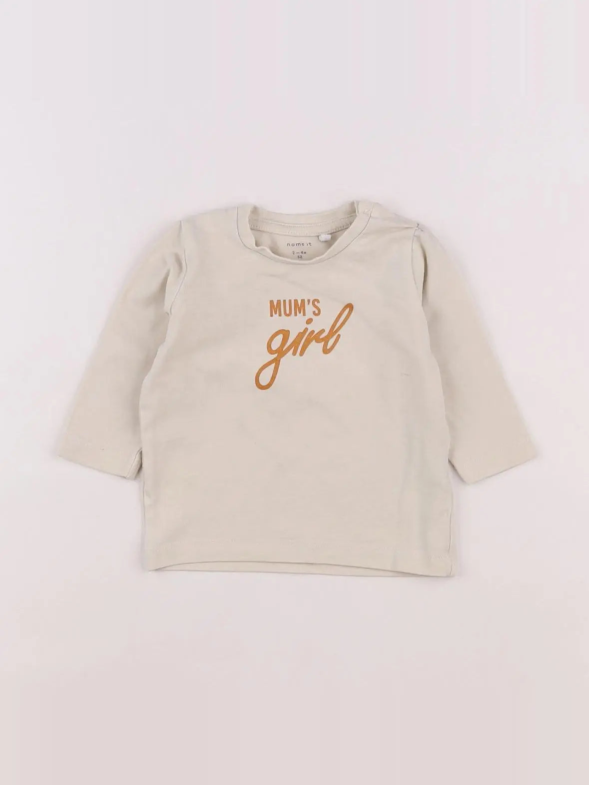 Name it - tee-shirt beige - 3 mois